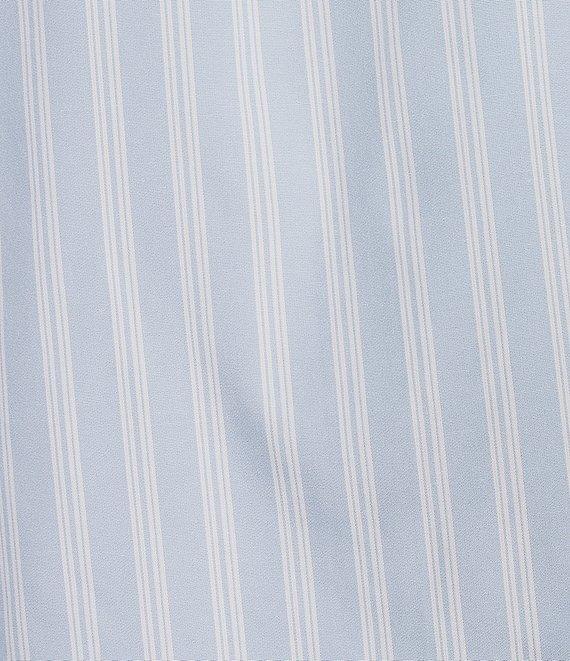 GB Woven Tie-Front Coordinating Stripe Top Product Image