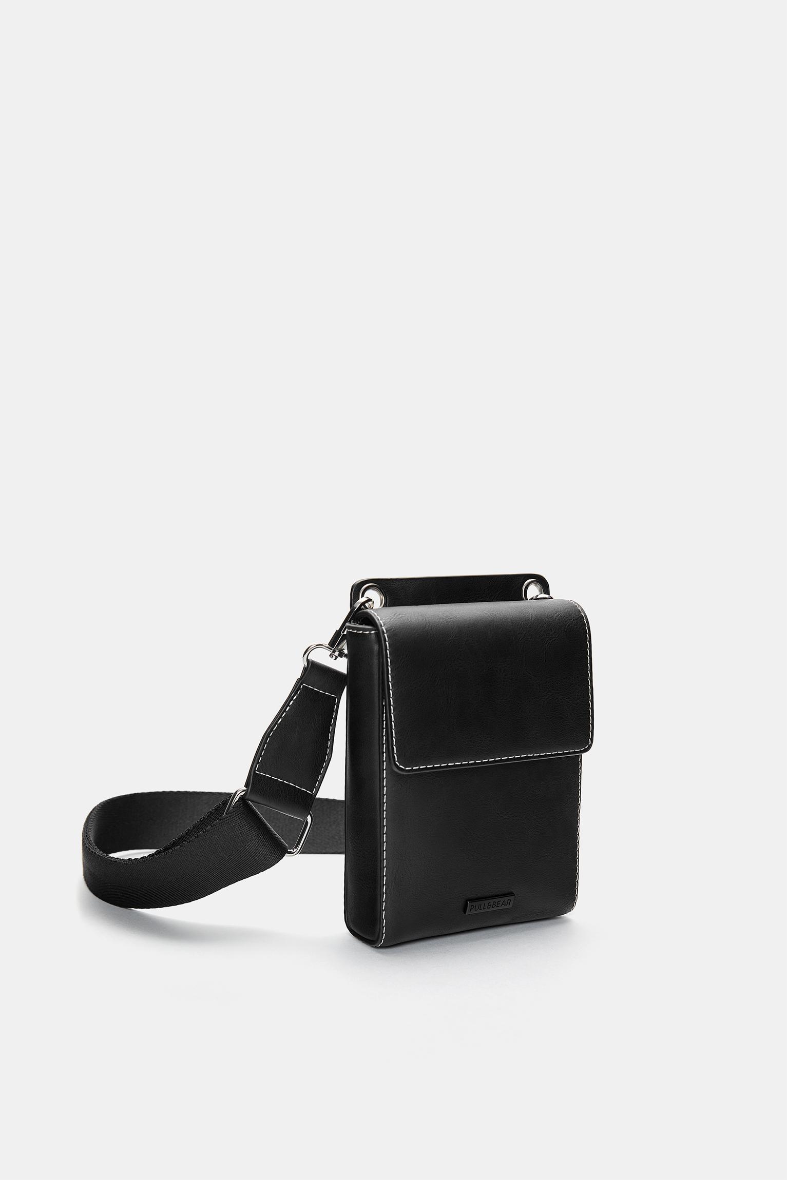 Crossbody bag with topstitching Product Image