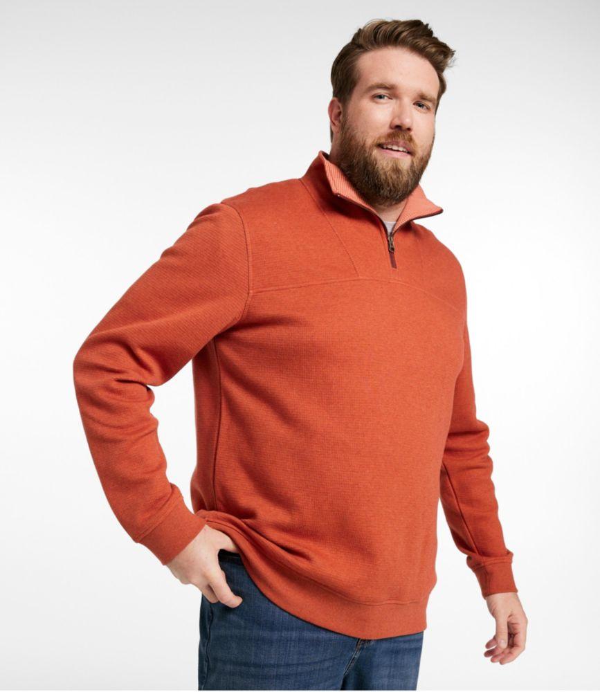 Men's All Seasons Textured Sweats, Quarter-Zip Product Image