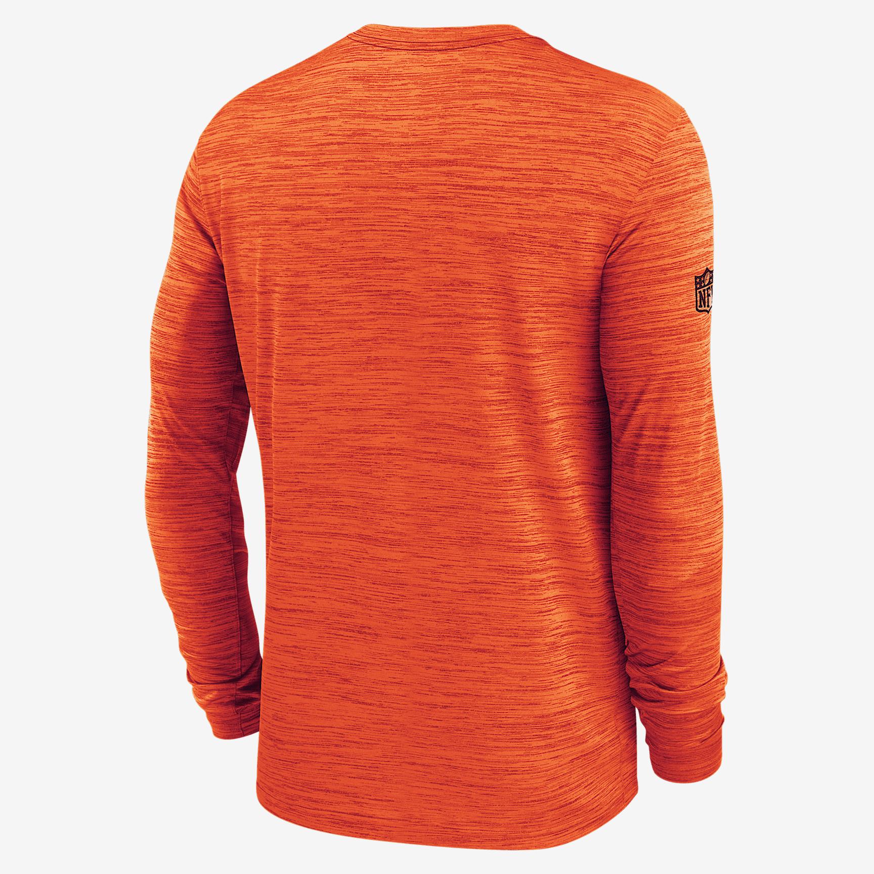 Cleveland Browns Sideline Team Issue Velocity Men's Nike Dri-FIT NFL Long-Sleeve T-Shirt Product Image