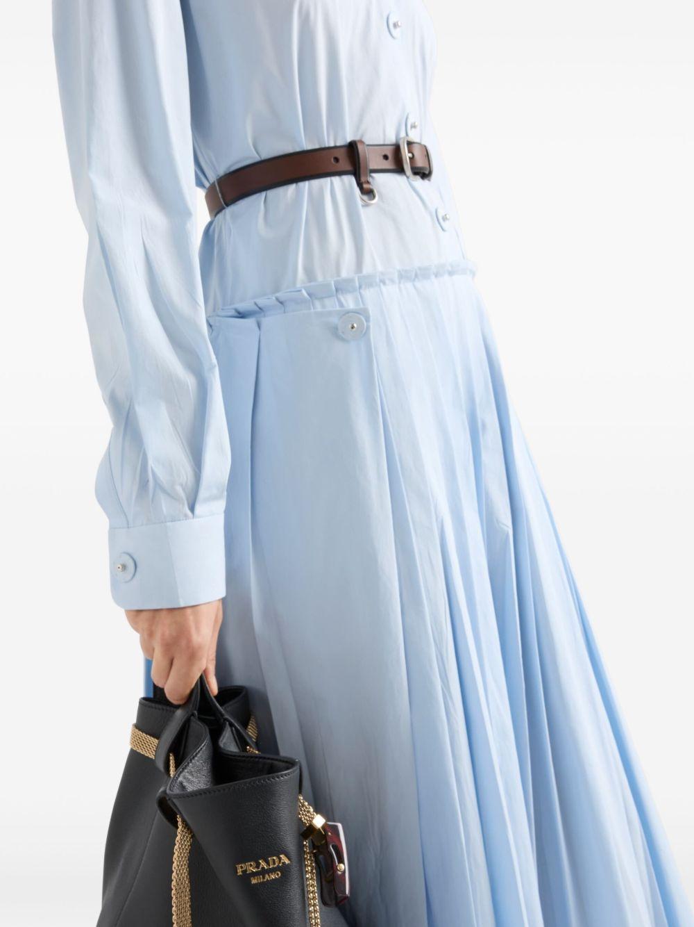 pleated poplin dress Product Image