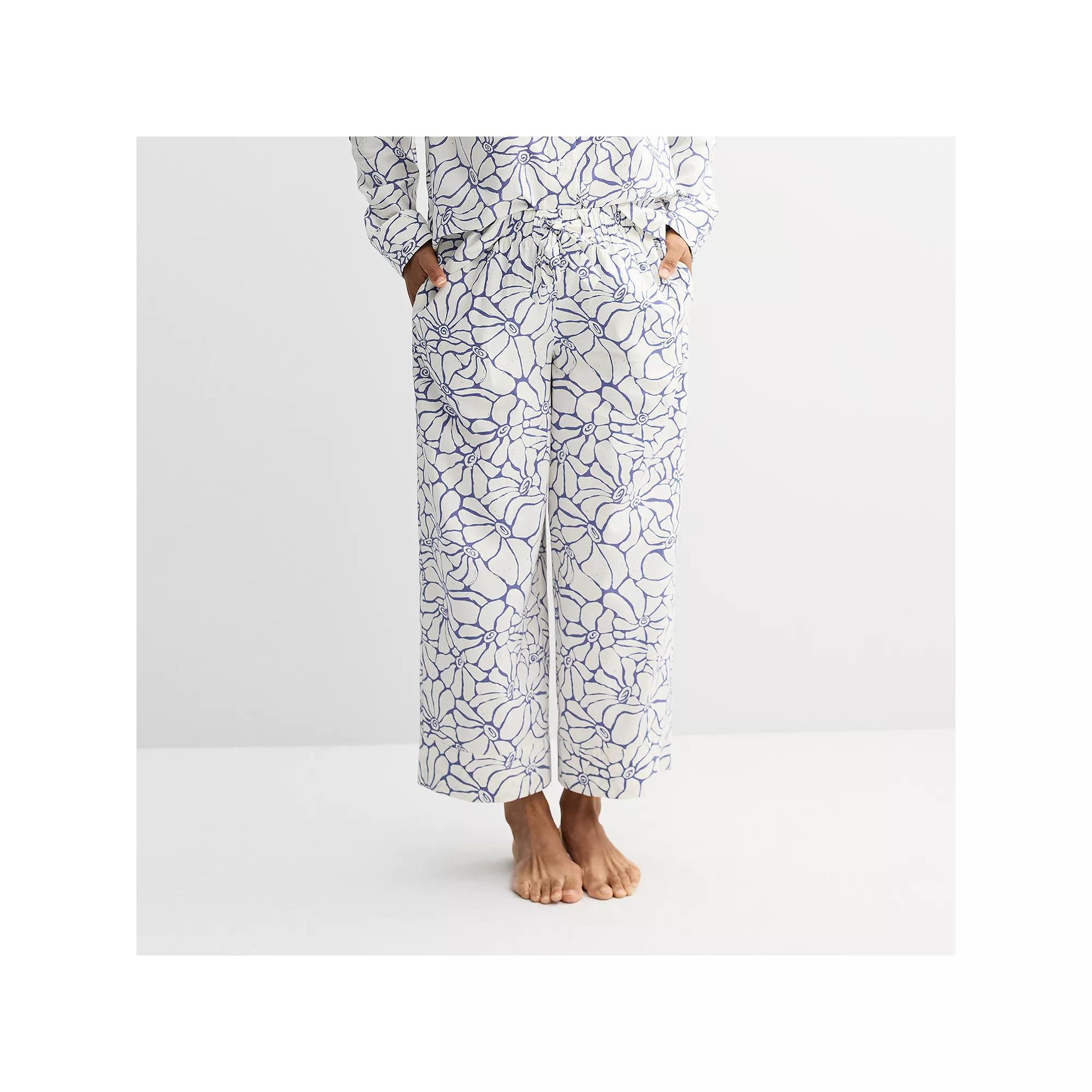 Women's Sonoma Goods For Life® Woven Sleep Pants, Size: Large, Fun Floral Product Image