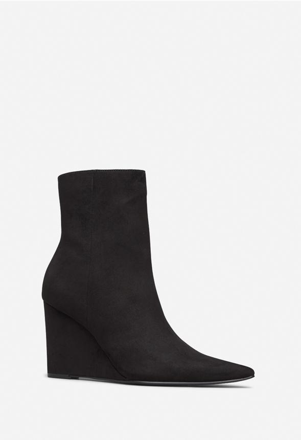 JustFab Margaux Platform Loafer Pump Womens Black/ White Size 8.5 Product Image