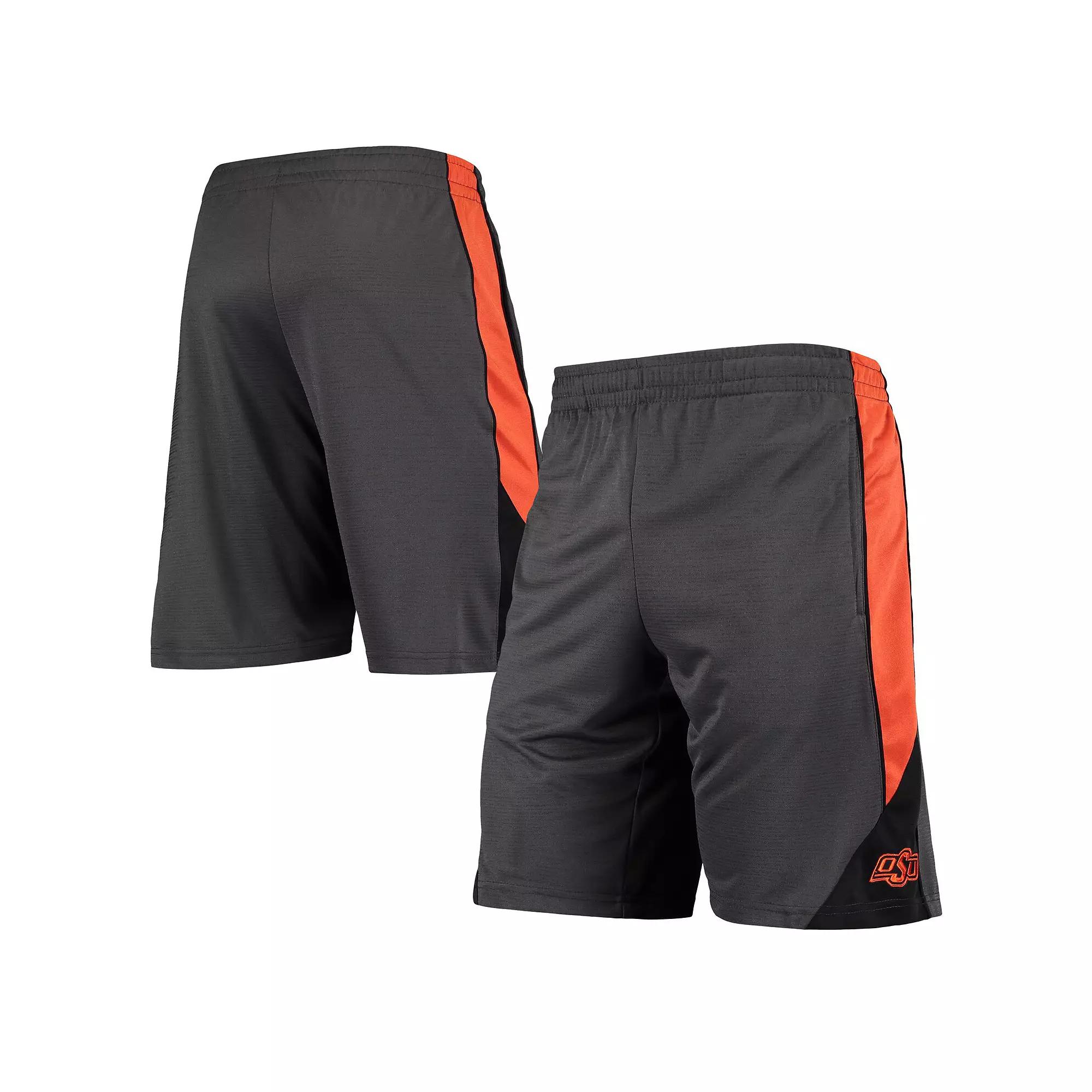 Men's Colosseum Charcoal Oklahoma State Cowboys Turnover Team Shorts, Size: Small Product Image