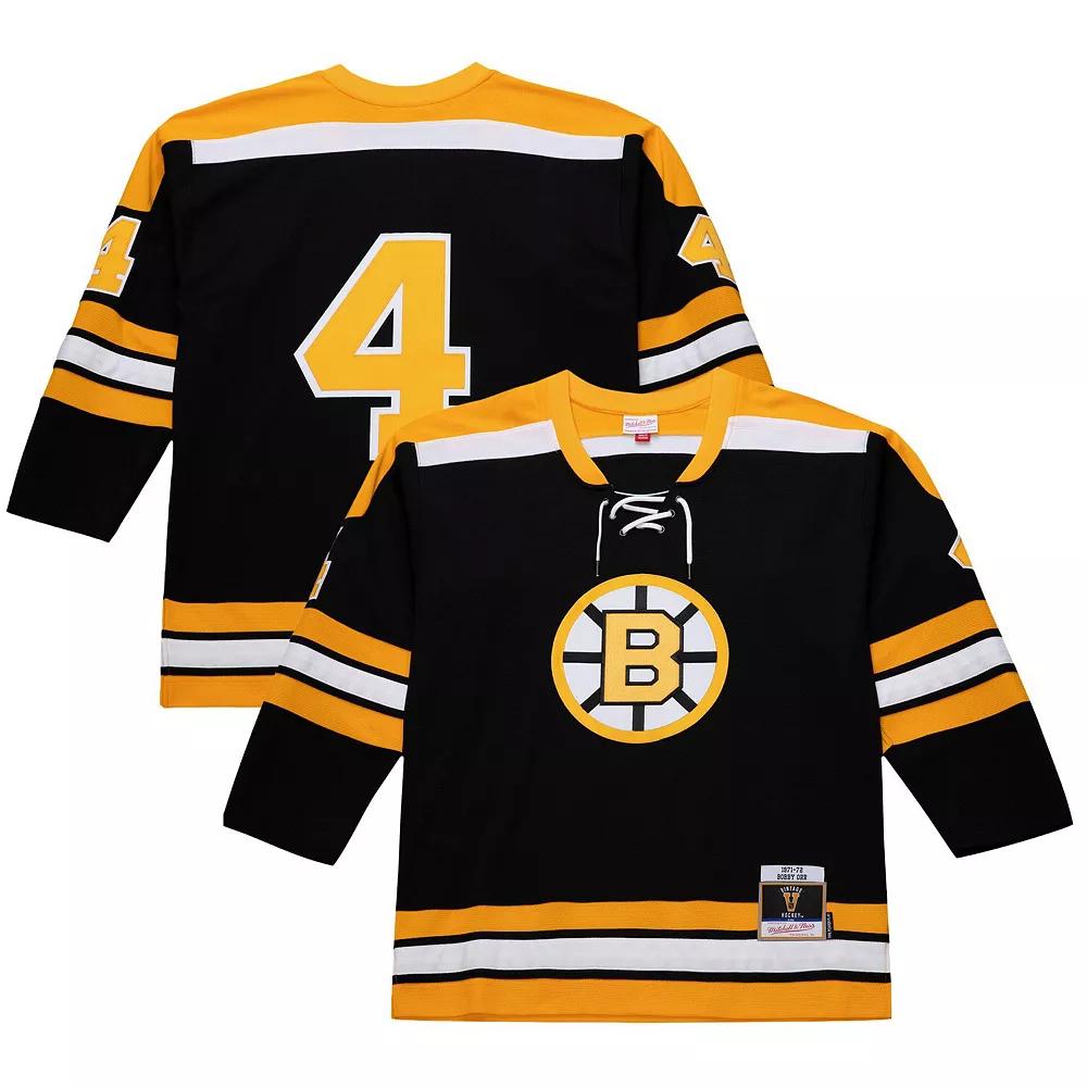 Men's Bobby Orr Black Boston Bruins 1971-72 Power Play Jersey,  Product Image