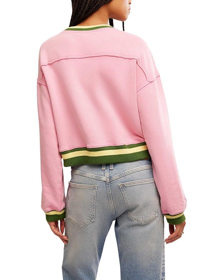 Striped Greta 1/2 Zip Product Image