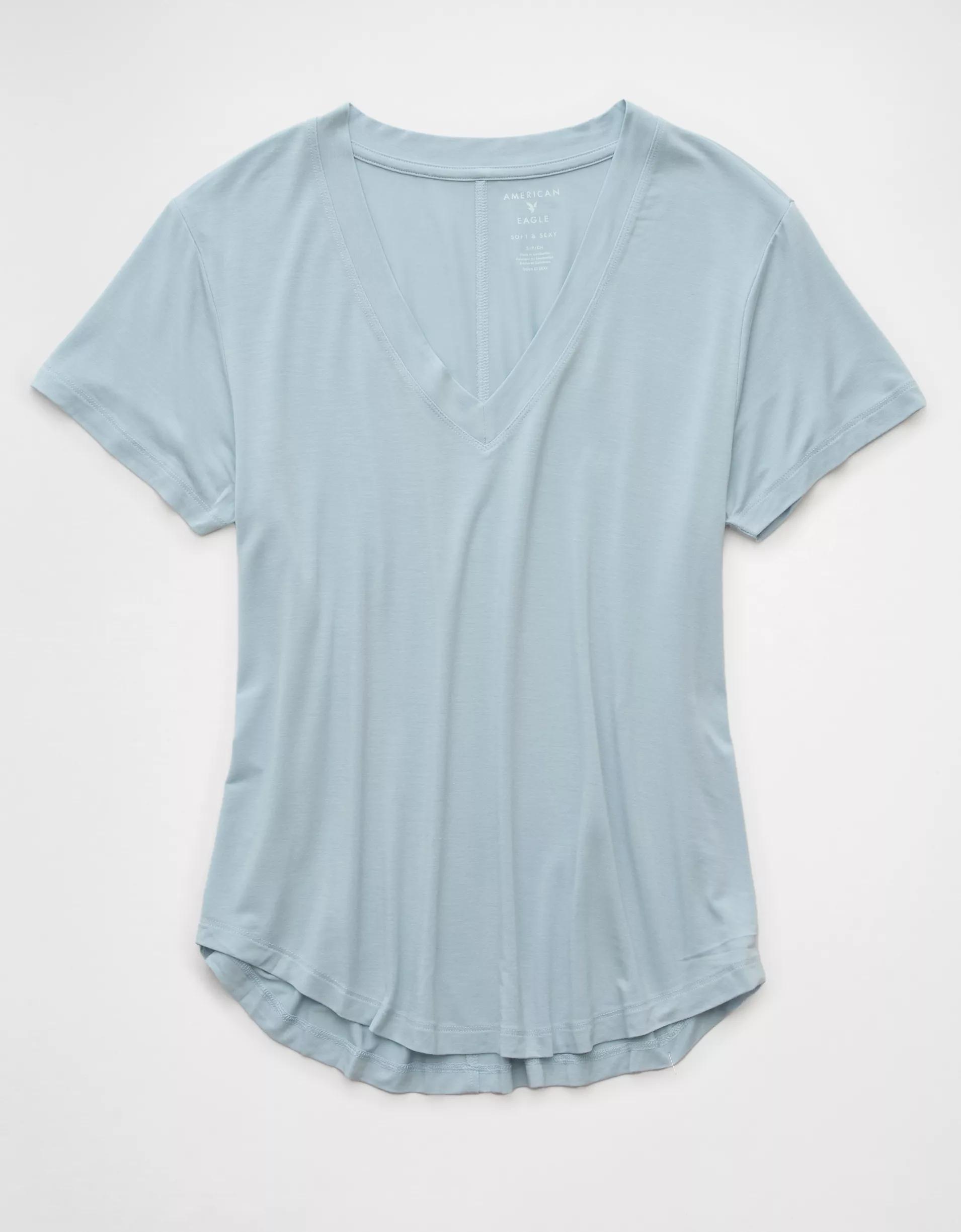 AE Soft & Sexy V-Neck T-Shirt Product Image