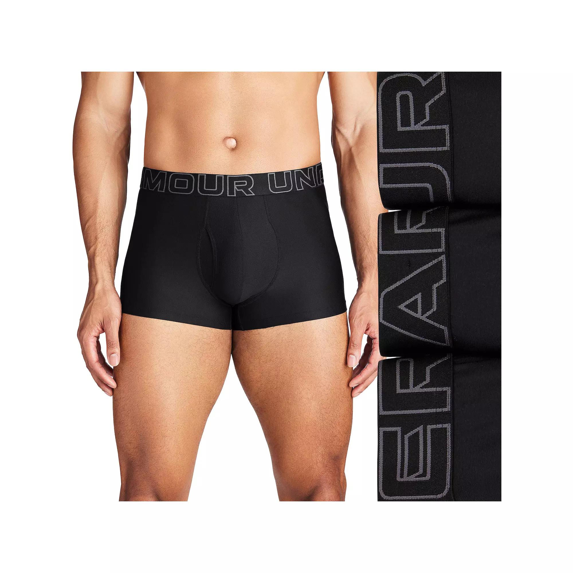 Men's Under Armour 3-pack Performance Tech 3-in. Boxer Briefs,  Product Image