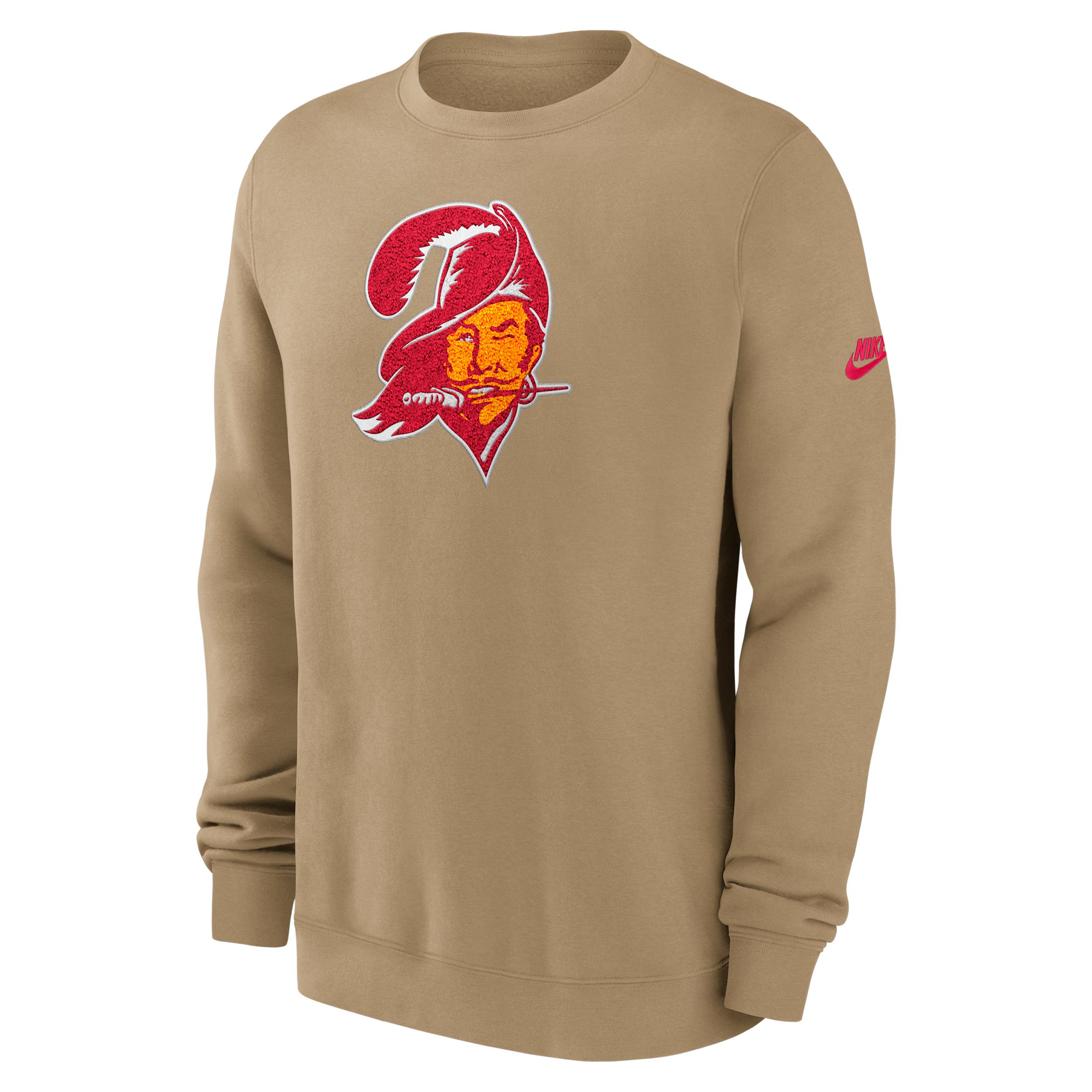 Tampa Bay Buccaneers Swing Pass Rewind Club Nike Men's NFL Pullover Crew Product Image