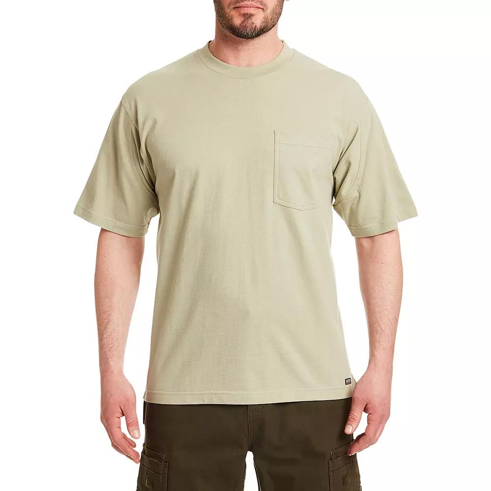 Men's Smith's Workwear Extended-Tail Cotton Crewneck Tee,  Product Image