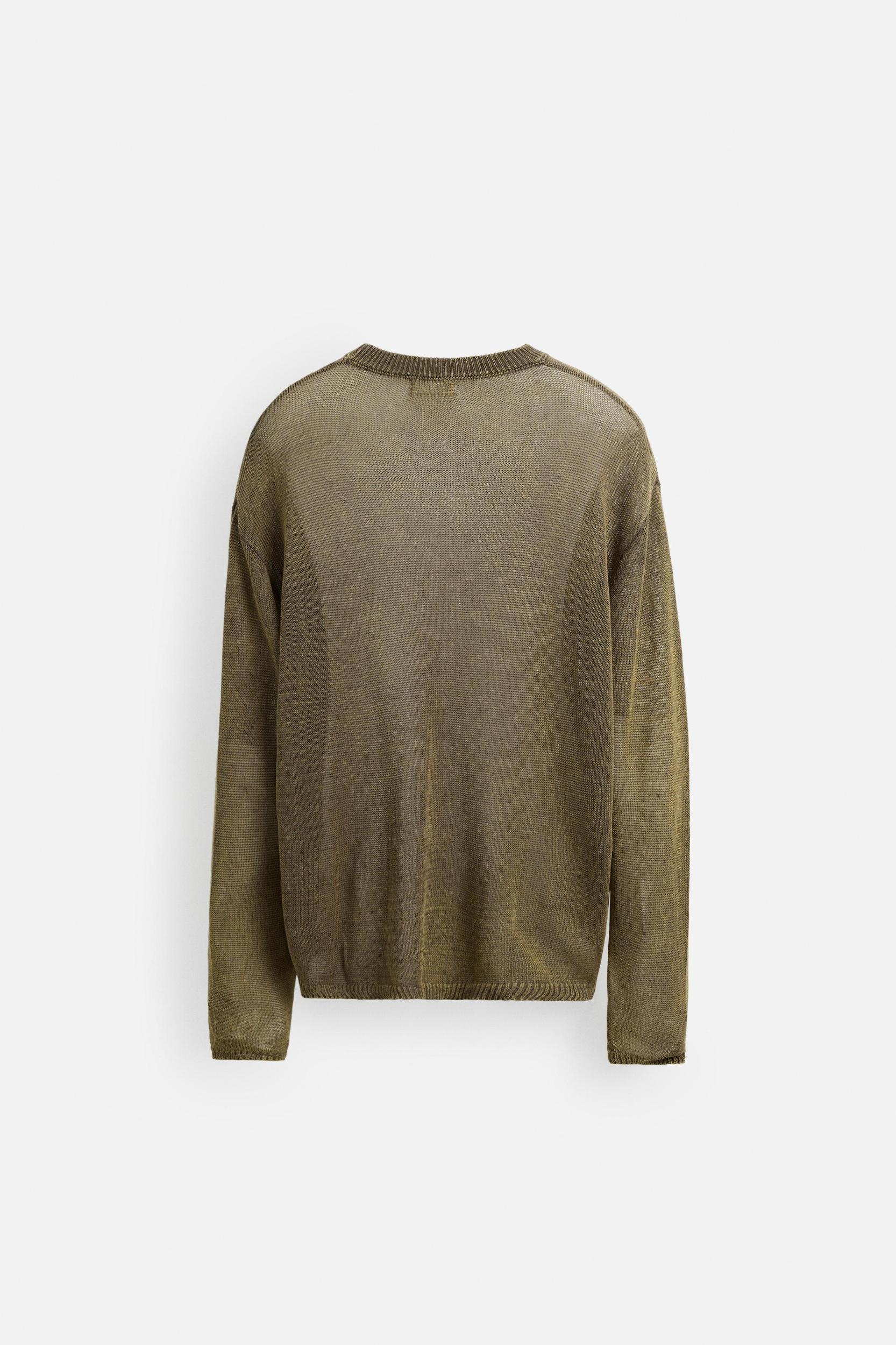 SEMI-SHEER RELAXED FIT SWEATER Product Image