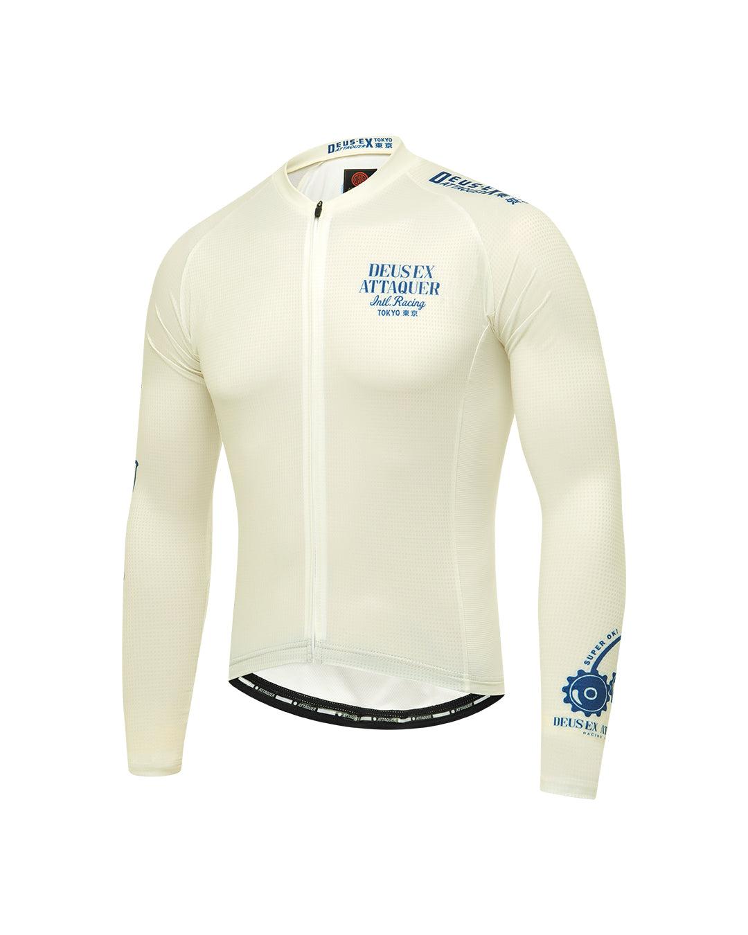 Deus Ex Attaquer Knocker Long Sleeve Jersey - Grey Product Image