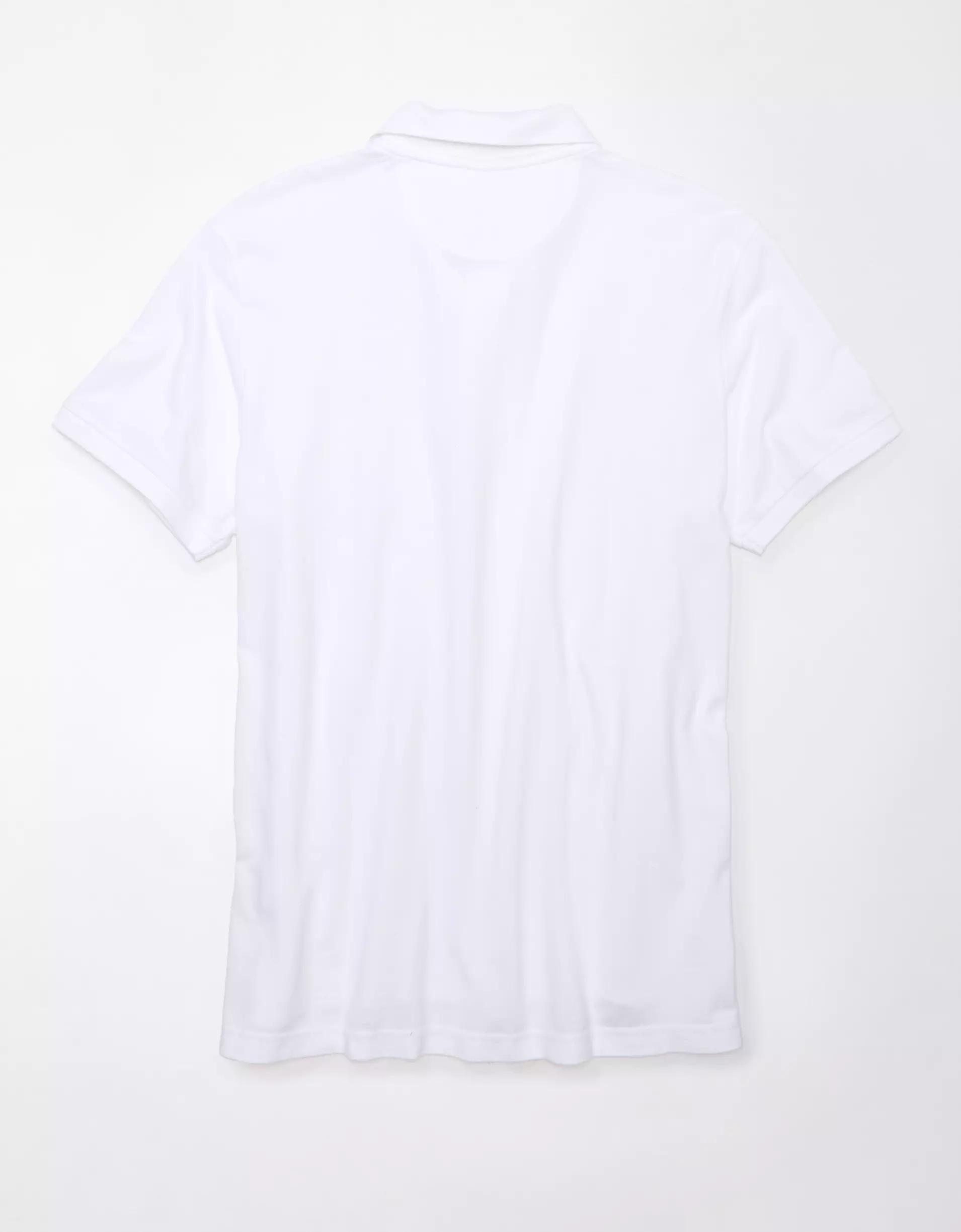 AE Lived-In Pique Polo Shirt Product Image