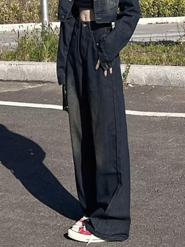 Vintage Distressed High Rise Boyfriend Jeans Product Image