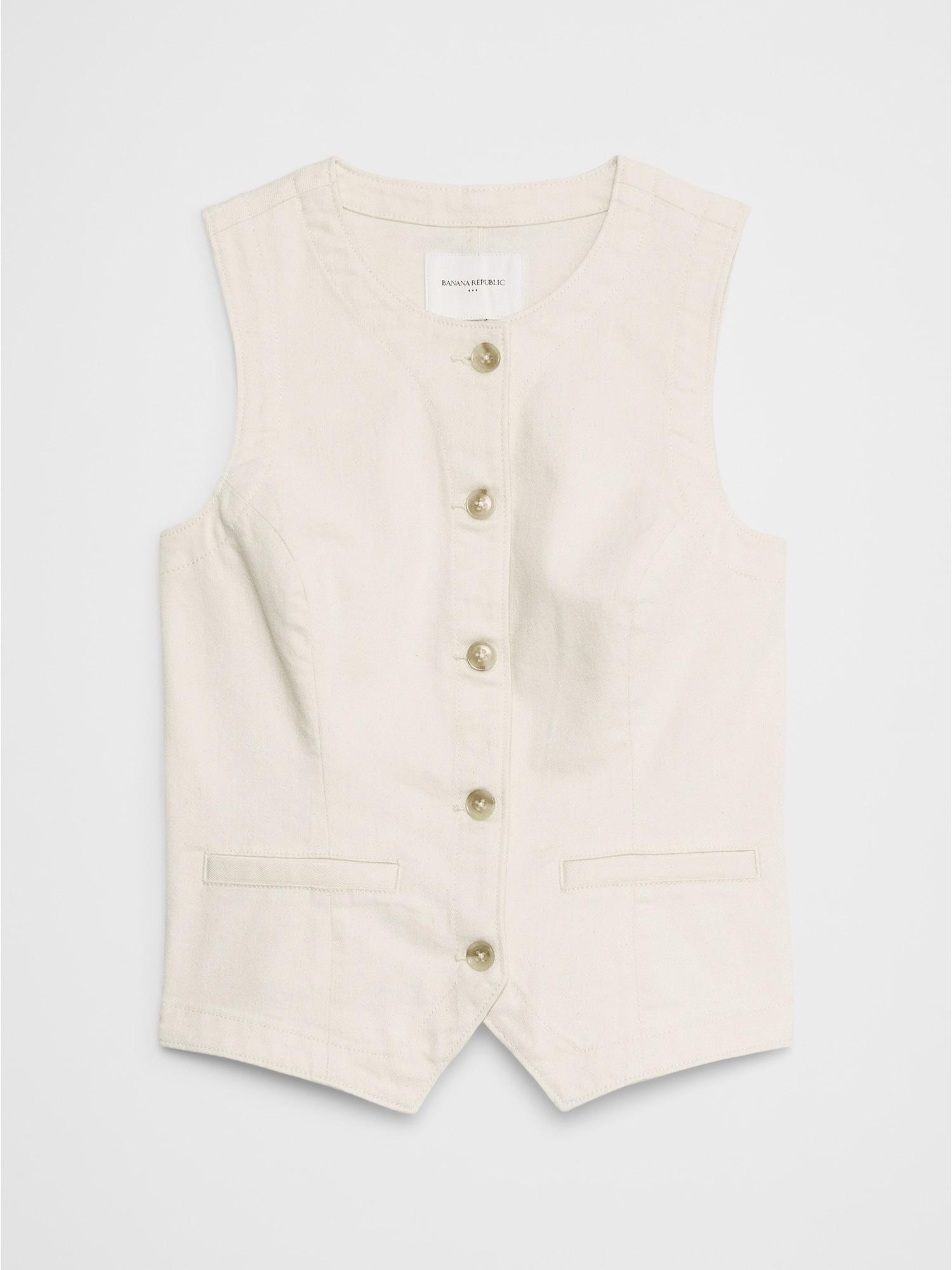 Denim Short Classic Vest Product Image