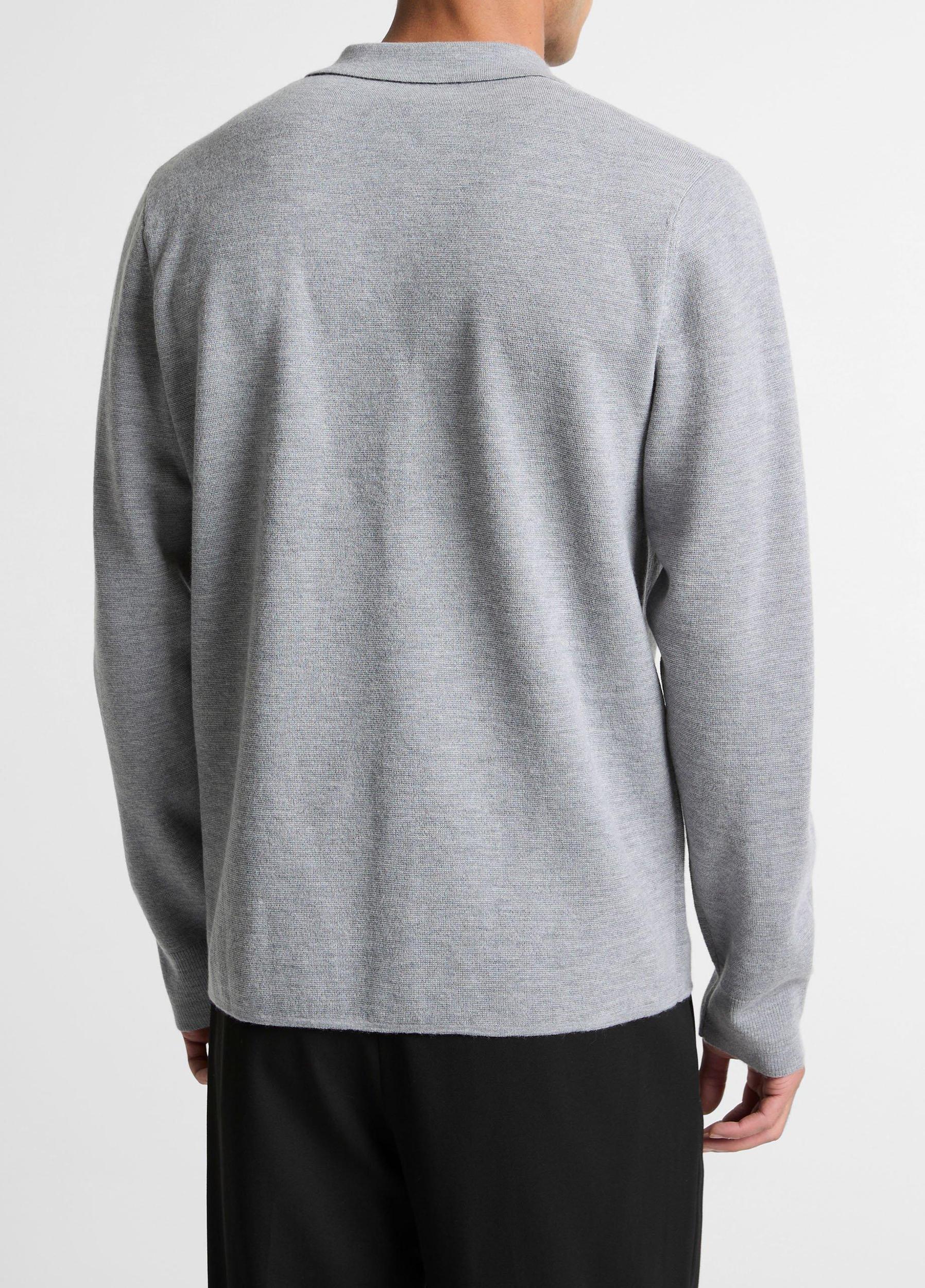 Italian Merino Wool Milano Polo Sweater Product Image