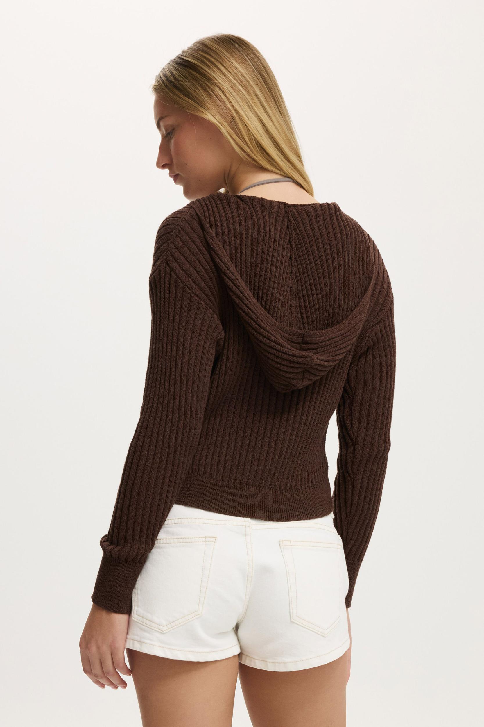 Summer Rib Zip Hoodie Product Image