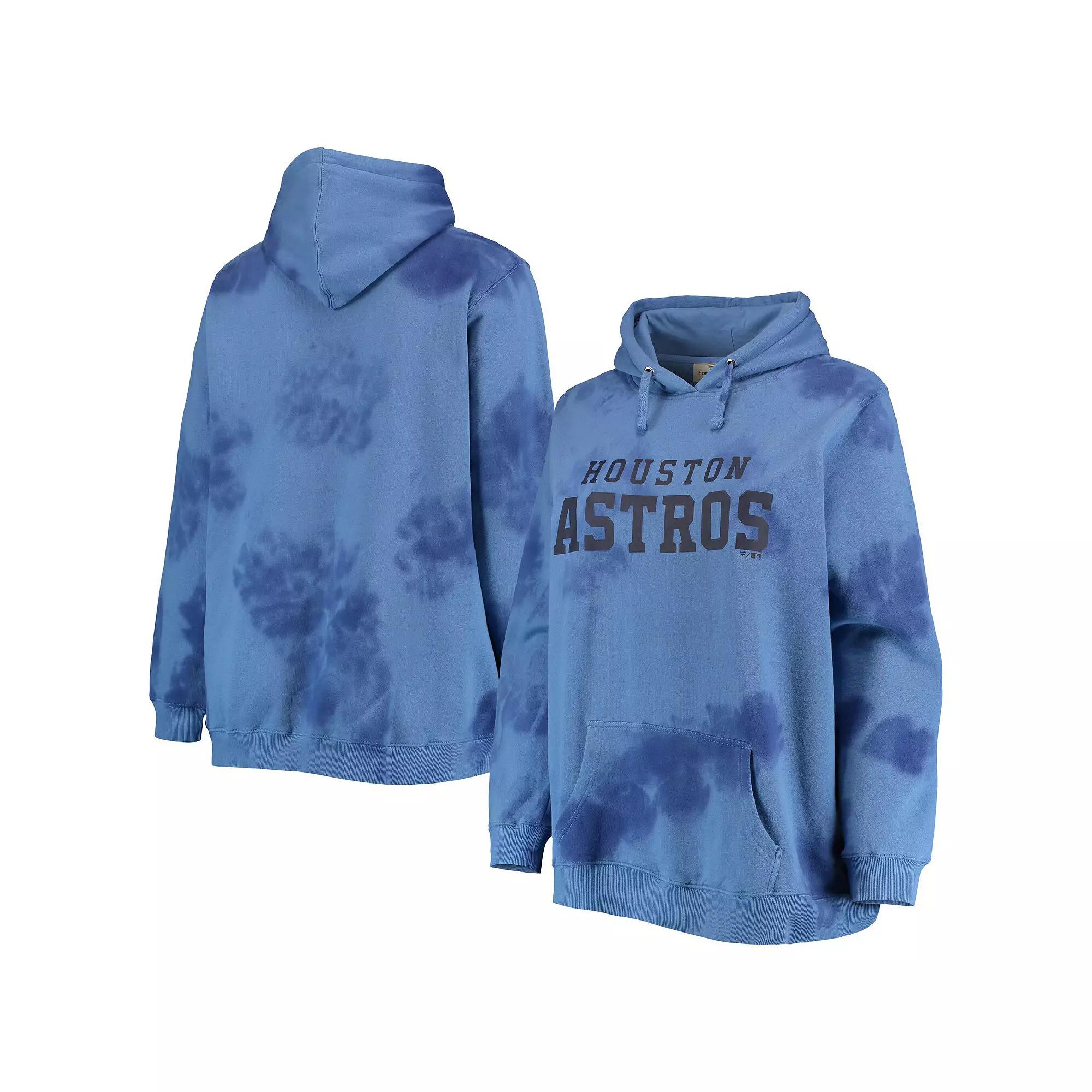 Women's Navy Houston Astros Plus Size Cloud Pullover Hoodie, Size: 3XL, Blue Product Image