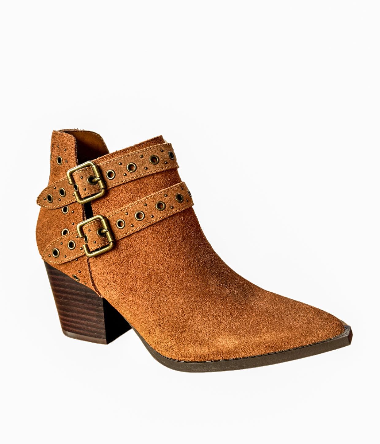 Elsa Leather Ankle Boot in Tan (Online Exclusive) Product Image