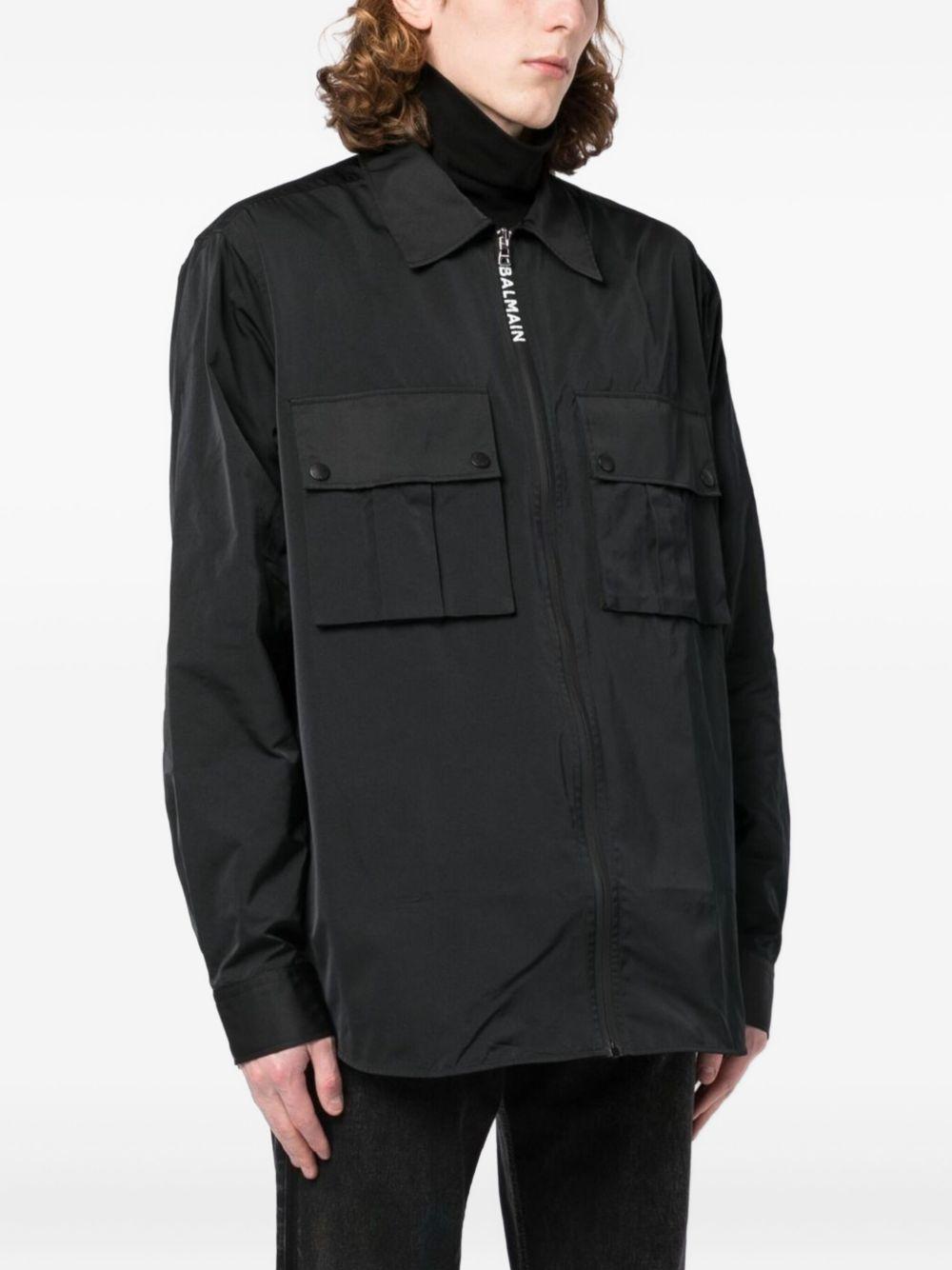 zip-fastening utility shirt Product Image