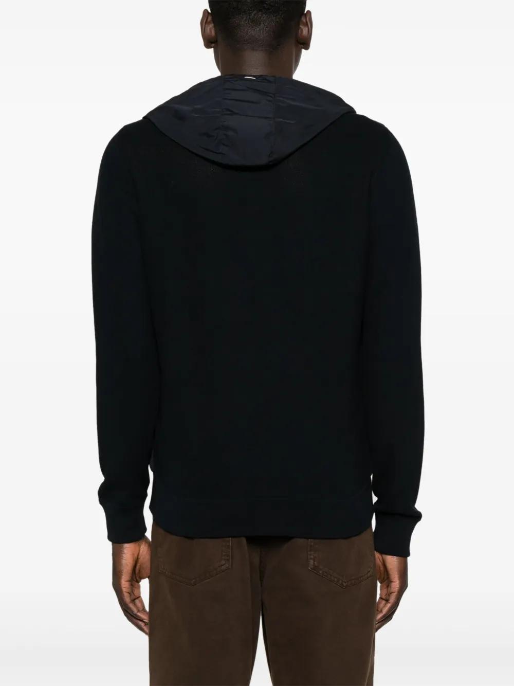 contrast-panel piqué jacket Product Image