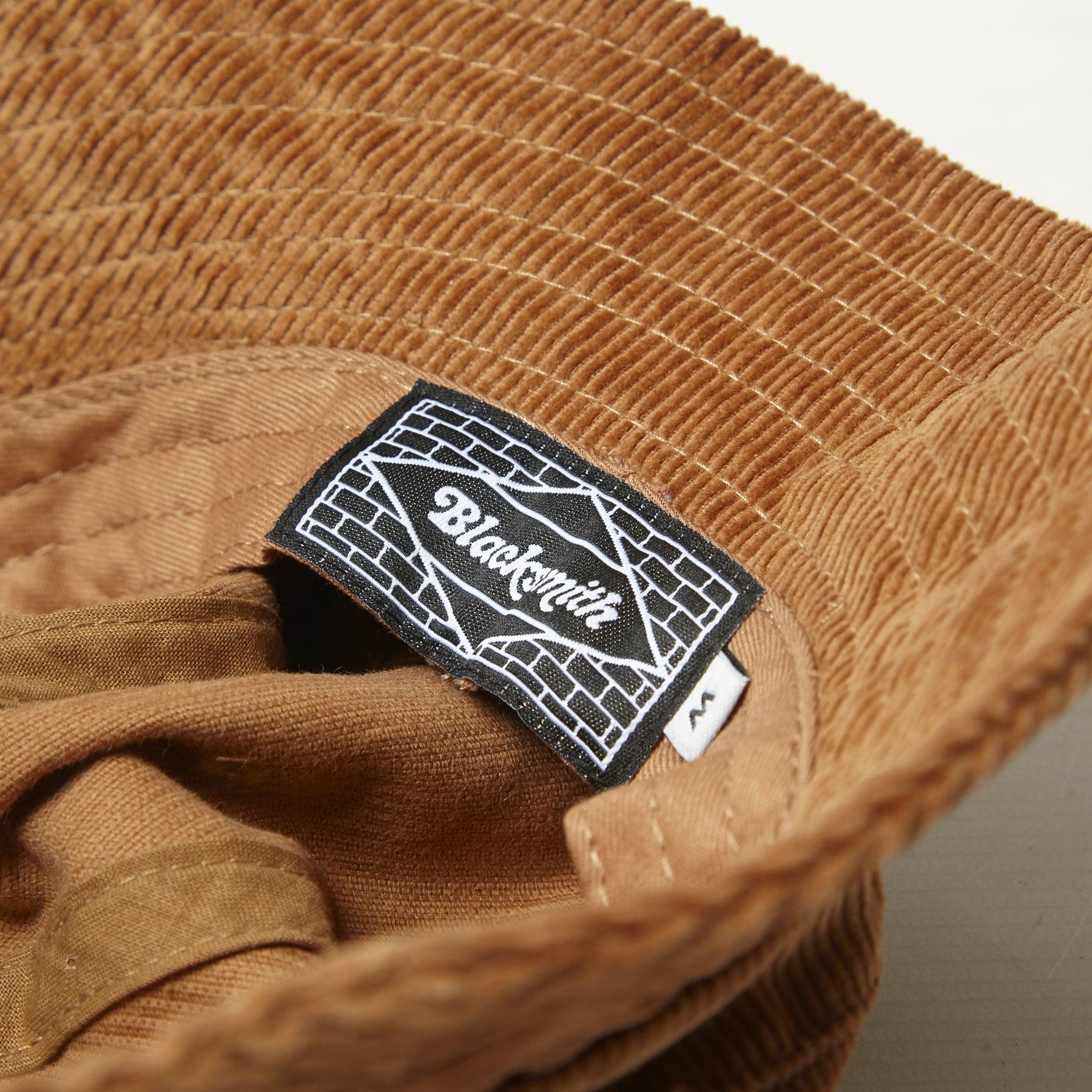 Blacksmith - Corduroy Bell Bucket Hat - Brown Product Image