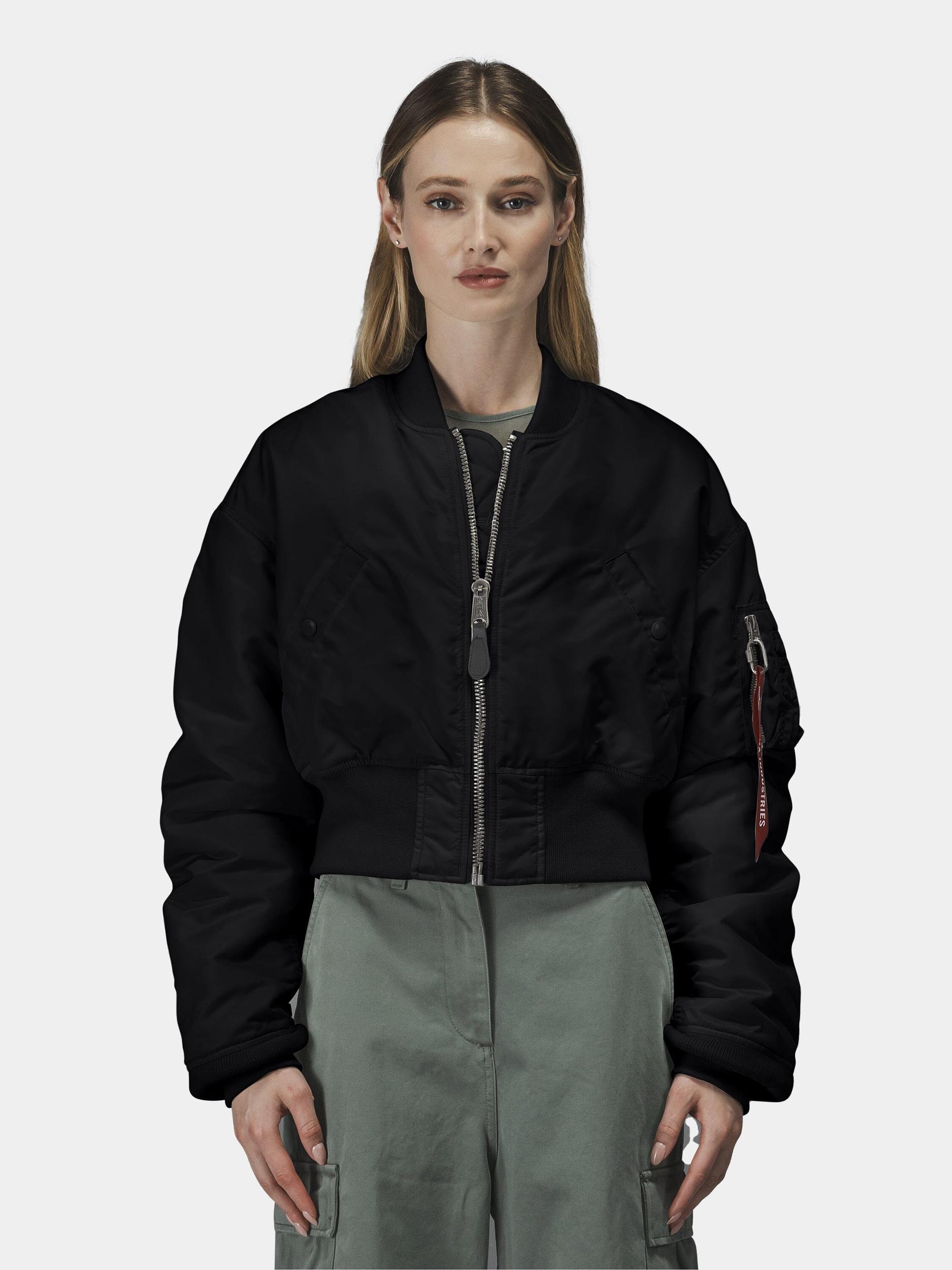 CROPPED MA-1 FLIGHT JACKET WOMENS Product Image