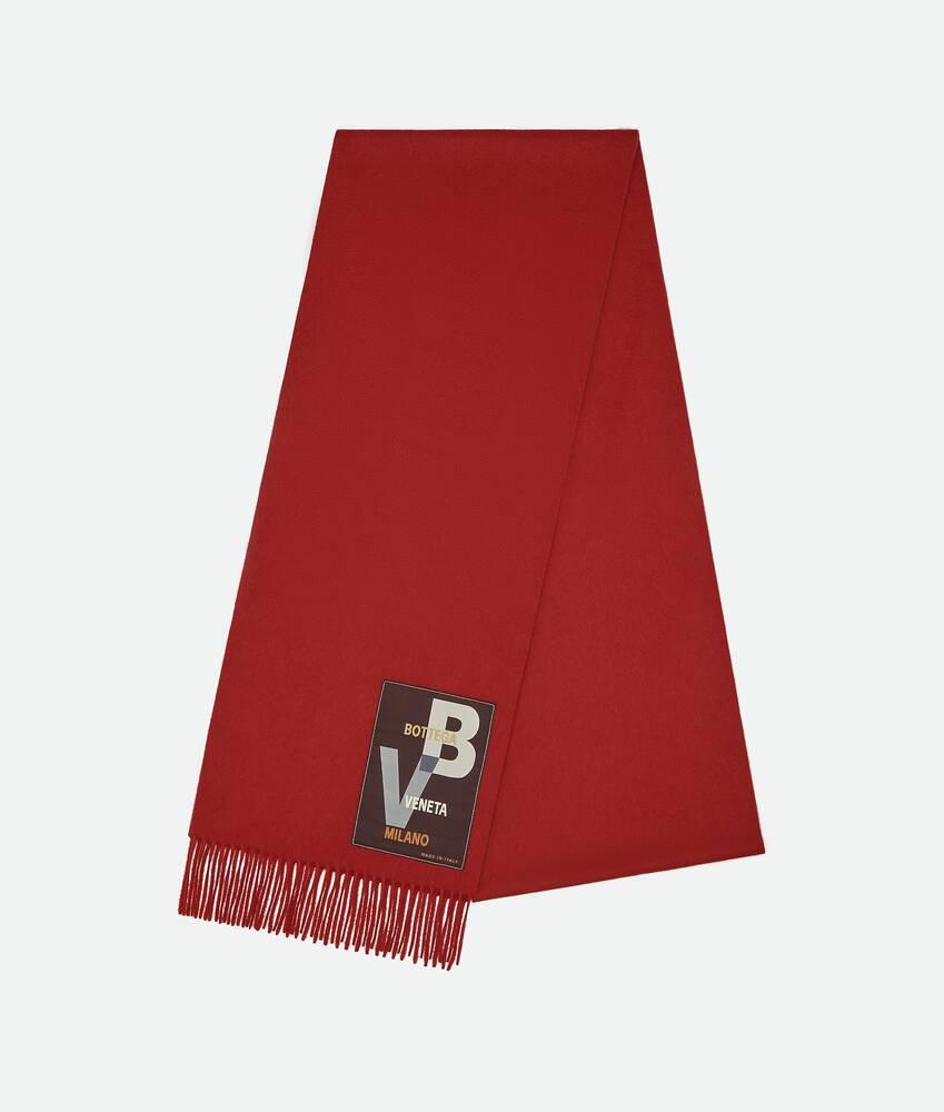 Women's Large Cashmere Scarf in Red stone Product Image