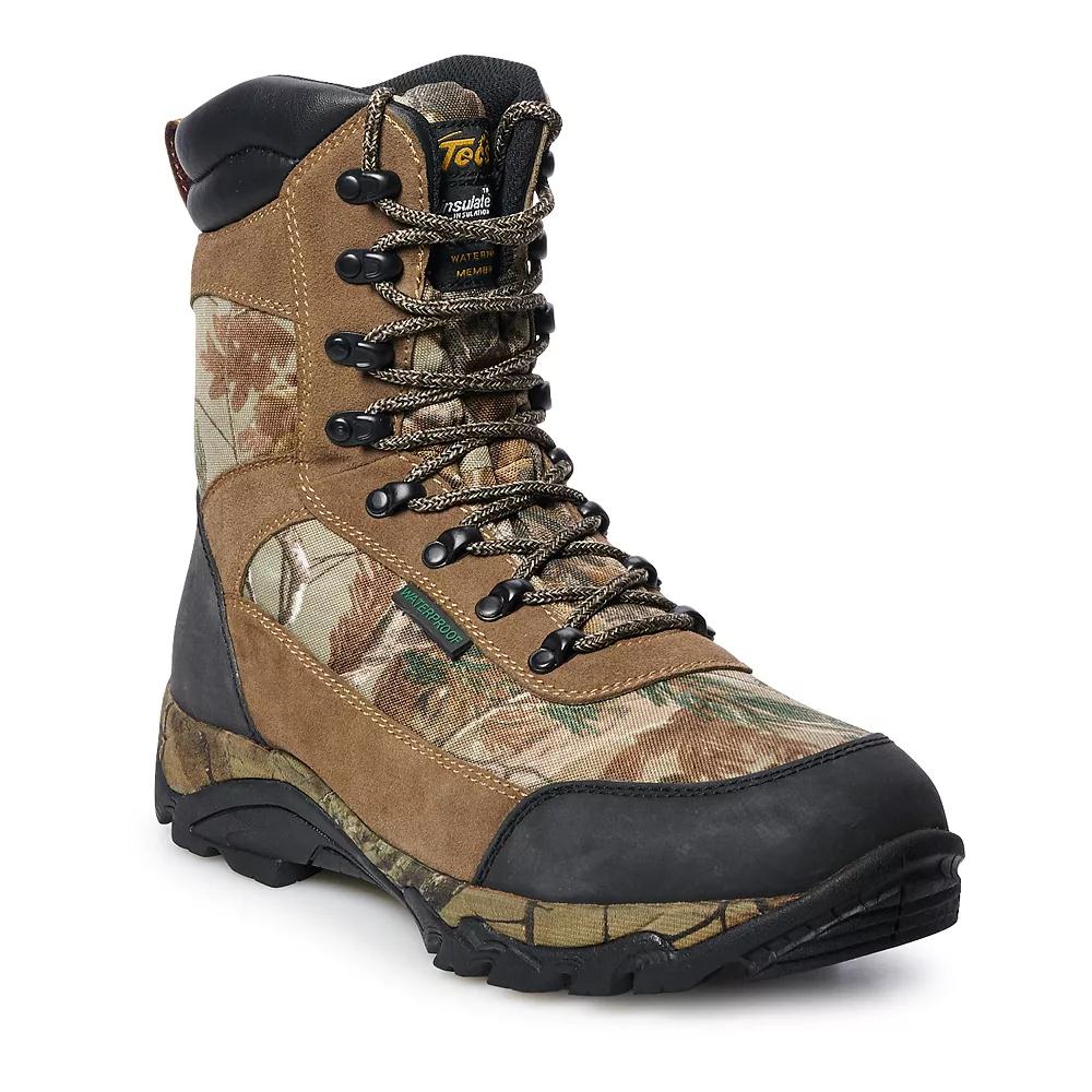 AdTec 9639 Men's Waterproof Realtree Work Boots, Size: 10.5 Wide, Brown Product Image