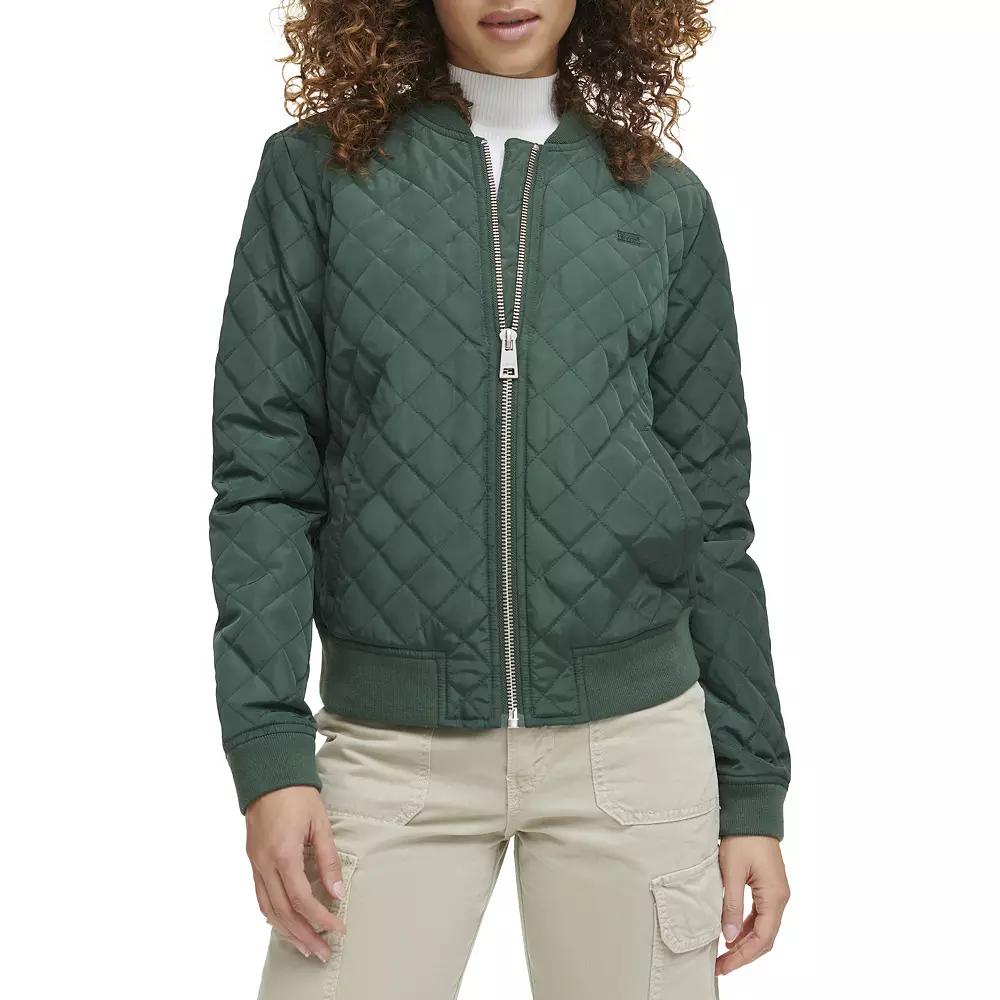 Women's Levi's® Diamond Quilted Bomber Jacket,  Product Image