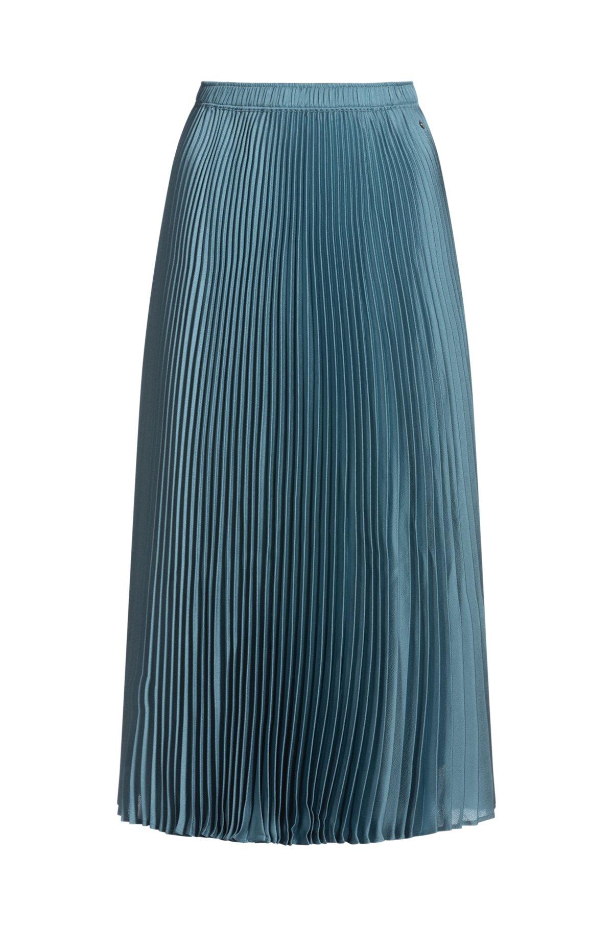 Plissé skirt with micro print Product Image