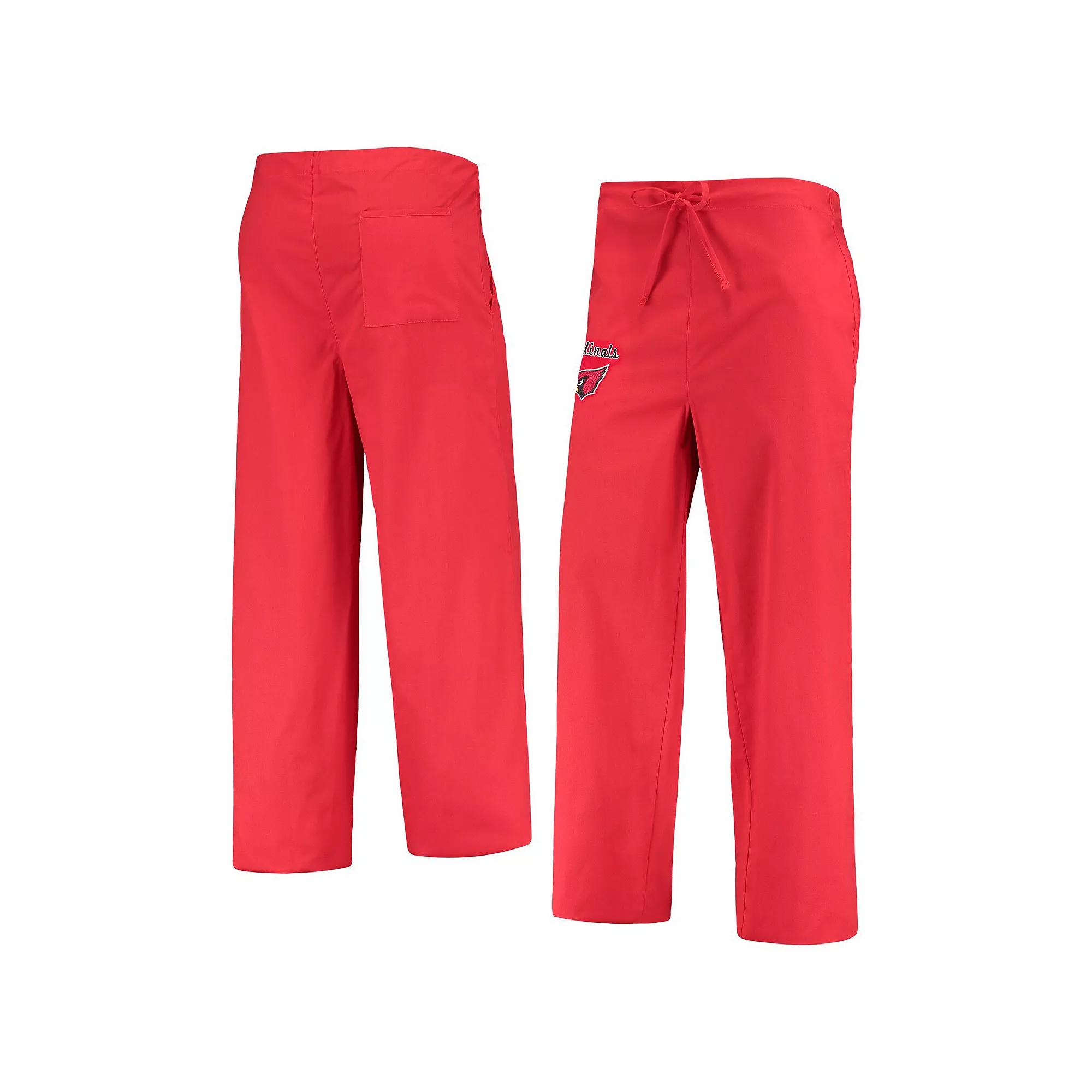 Women's Concepts Sport Cardinal Arizona Cardinals Scrub Pants, Size: XL, Red Product Image