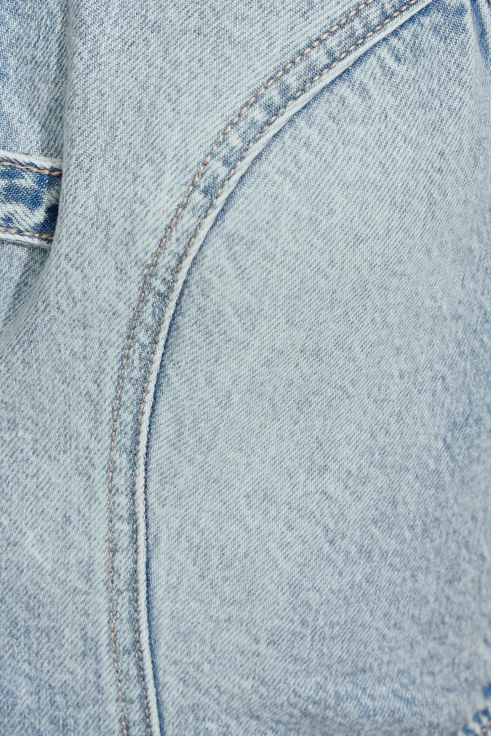 Buckled Denim Halter Top Product Image