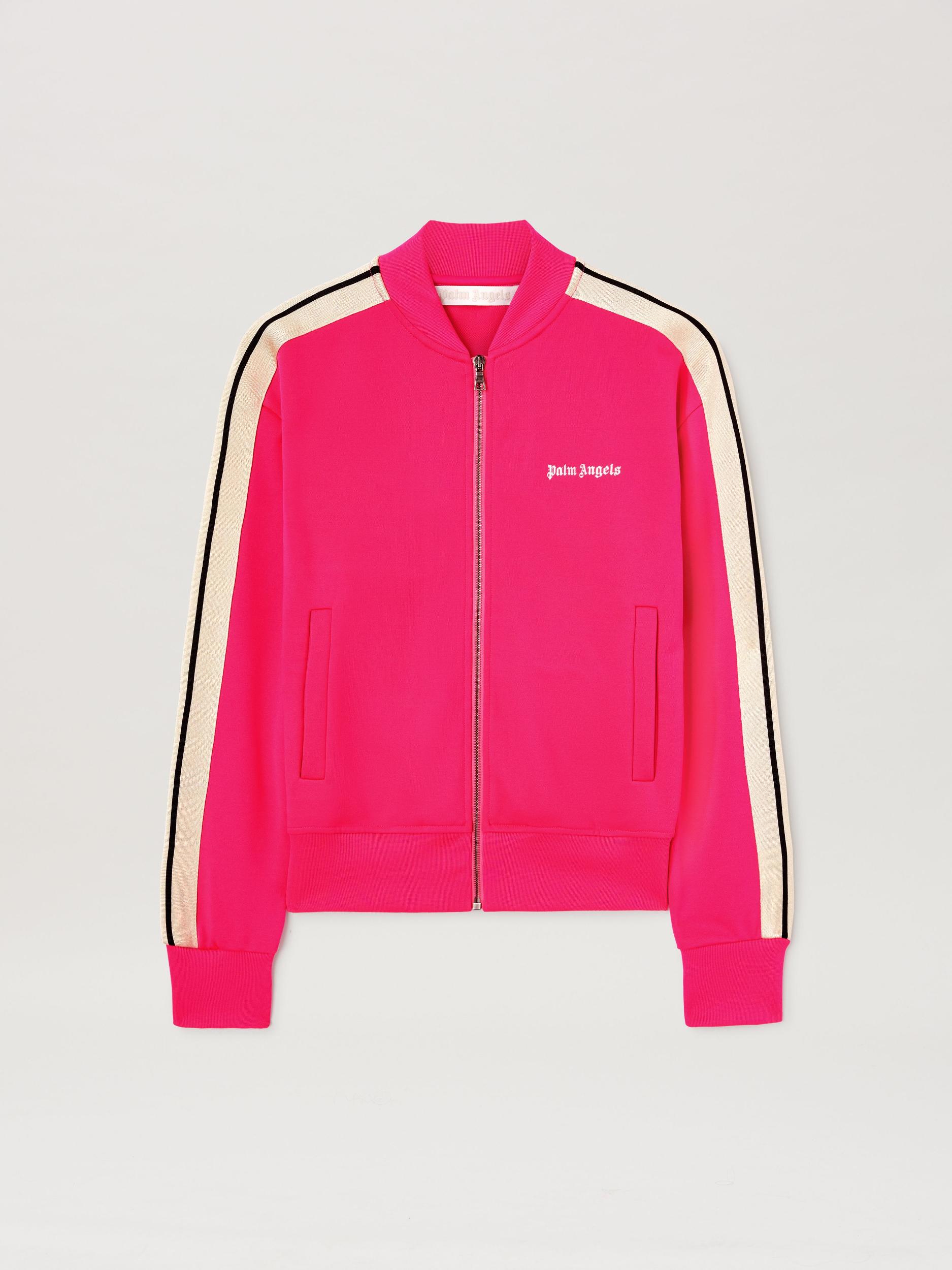 CLASSIC LOGO BOMBER TRACK JKT FUCHSIA - Product Image