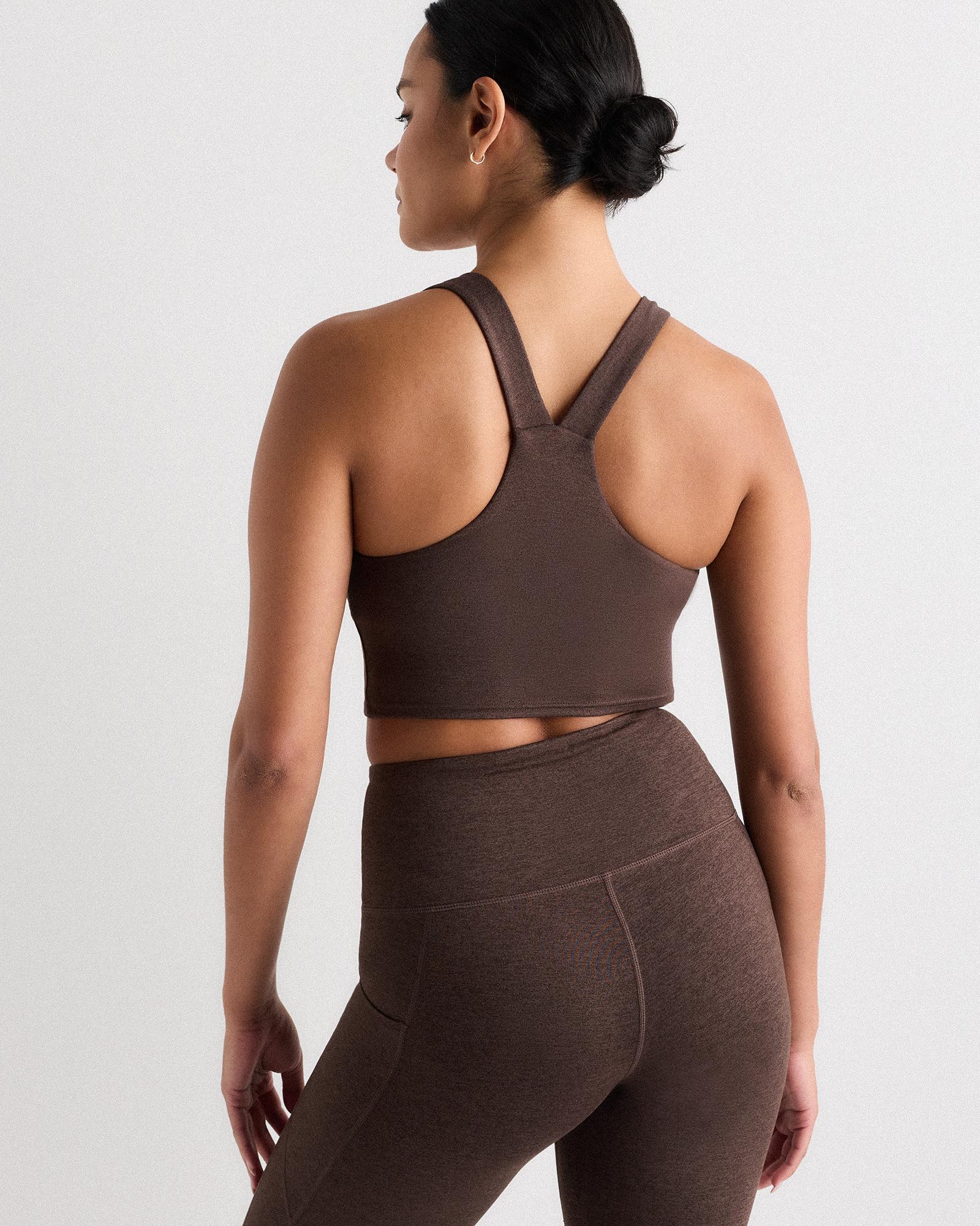 Quince | Women's Ultra-Soft V-Neck Cropped Tank Top Recycled Polyester Product Image