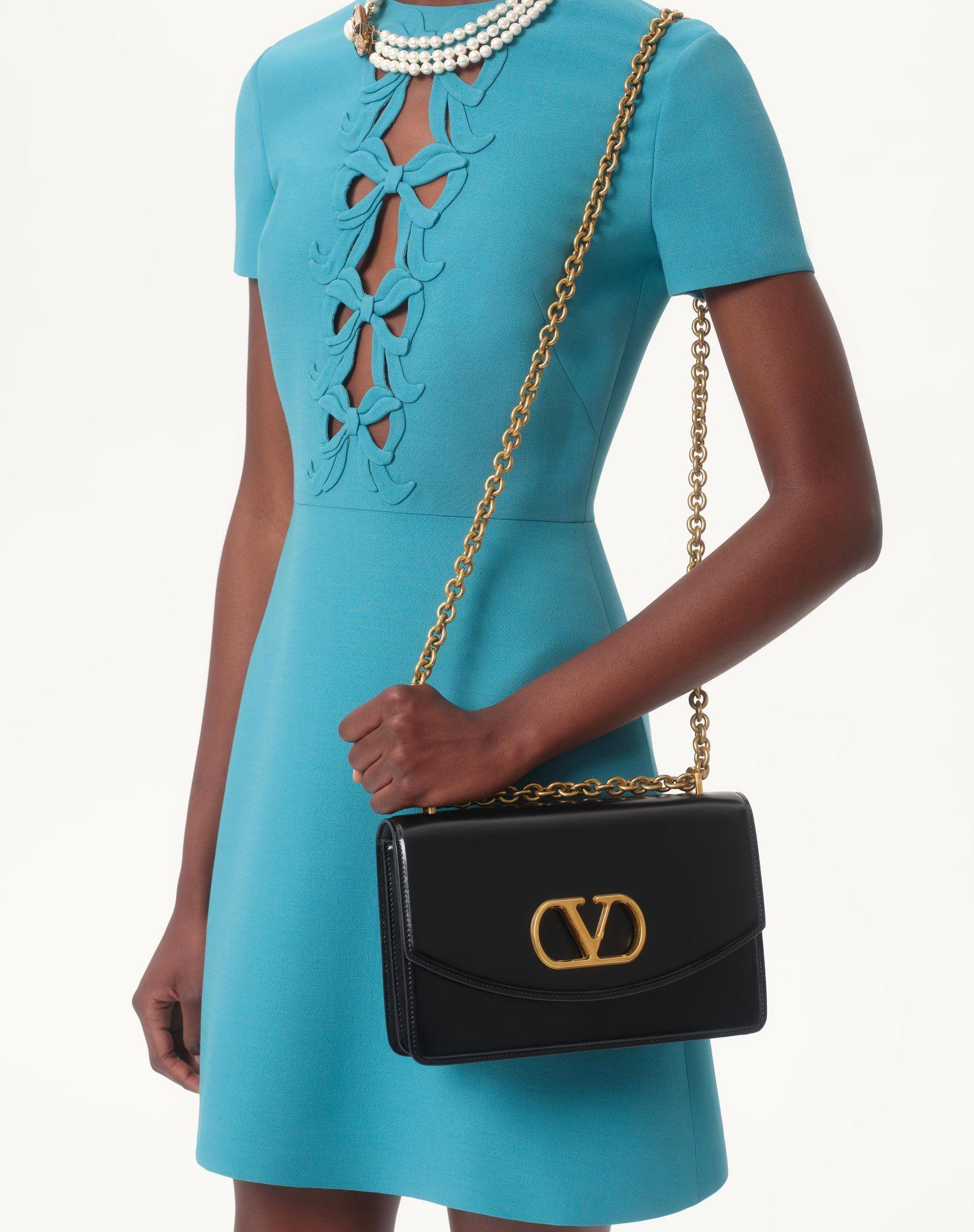 Embroidered Crepe Couture Short Dress Product Image