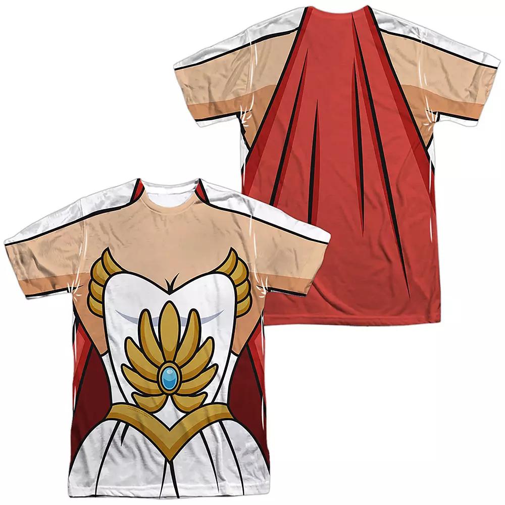 Men's Masters Of The Universe Princess of Power She-Ra Sublimated Graphic Tee, Size: XL, Black Product Image