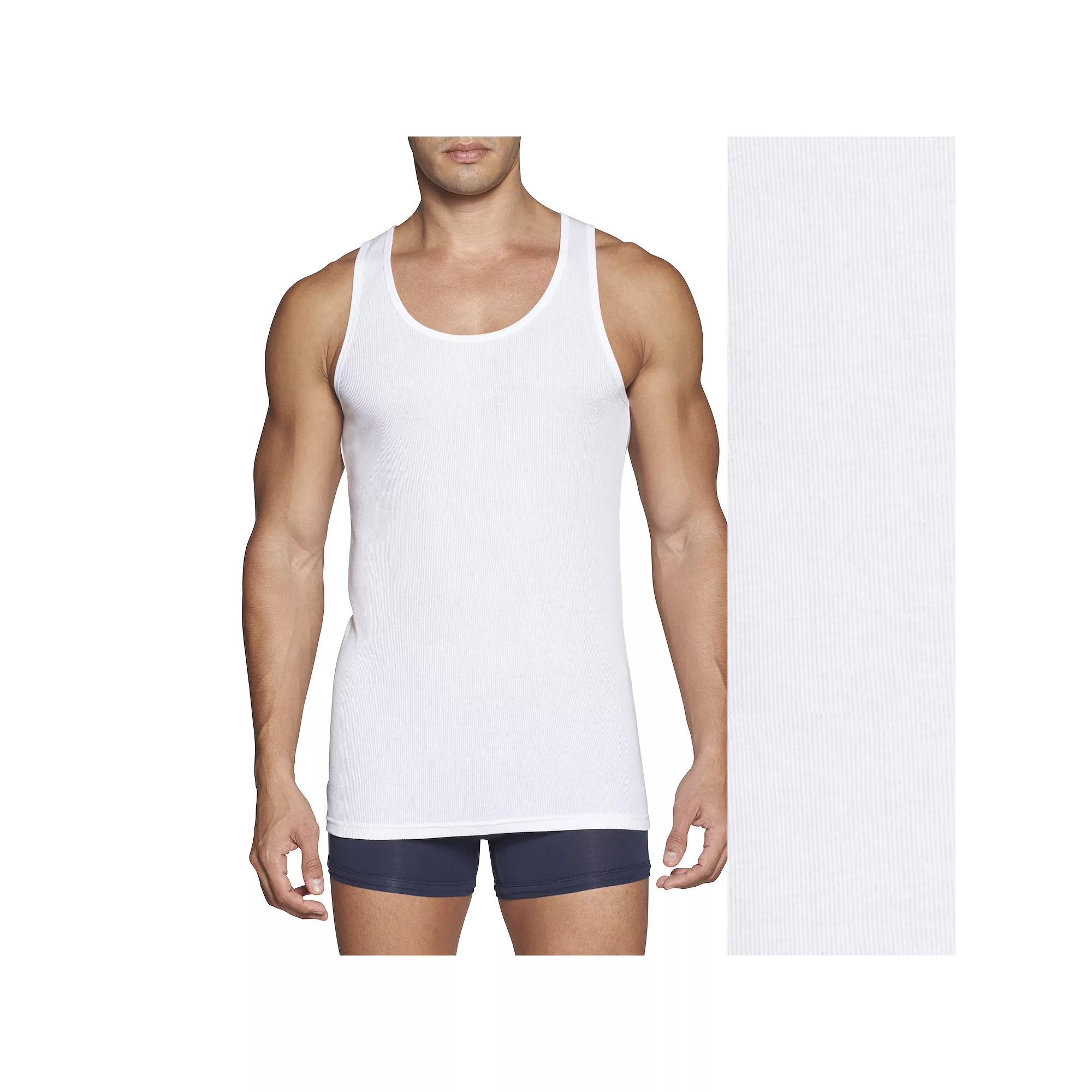 Men's Tommy Hilfiger 3-pack Cotton Classic Tank Top with Moisture Wicking,  Product Image