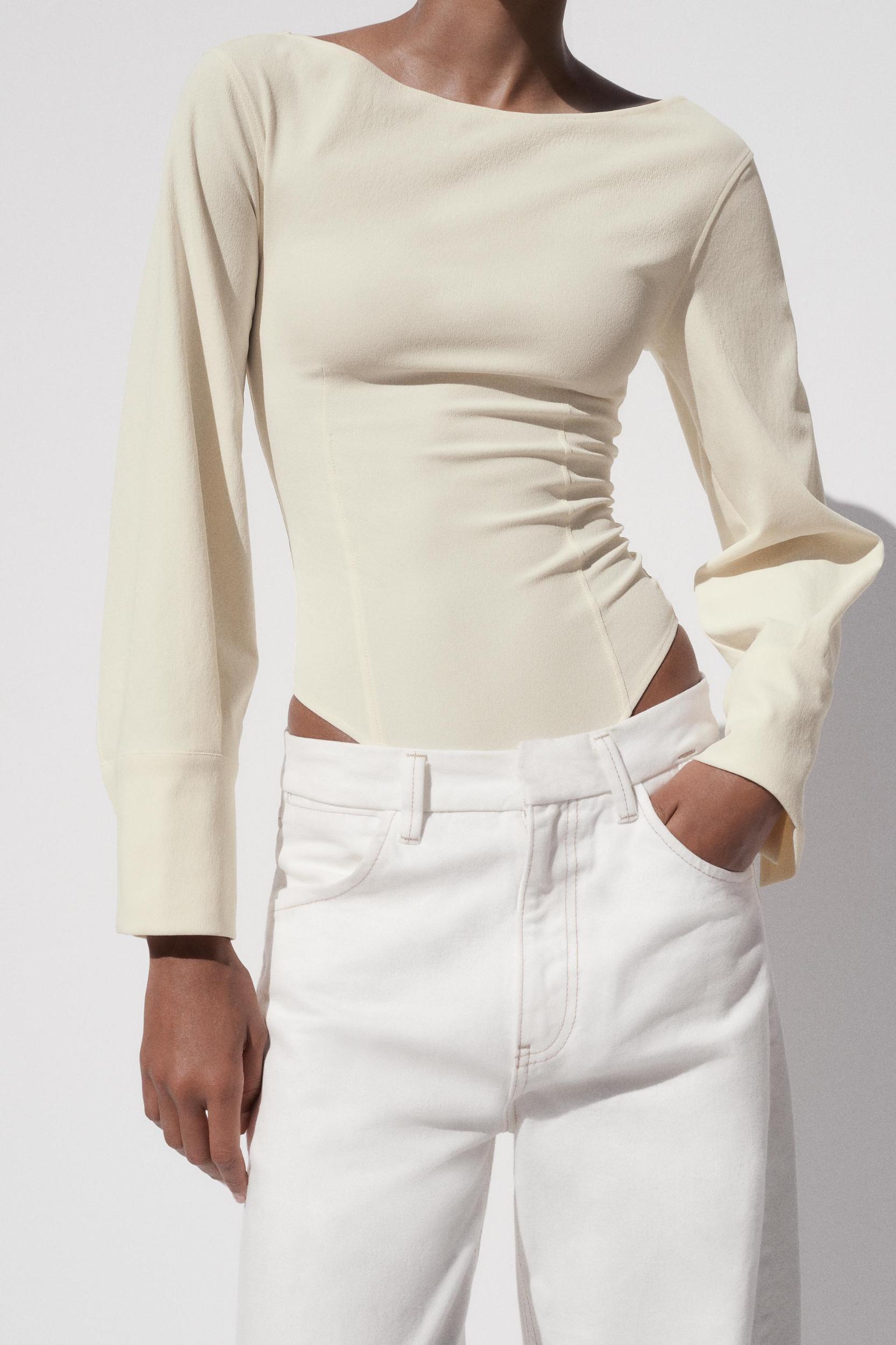 CUT OUT CORSET BODYSUIT Product Image