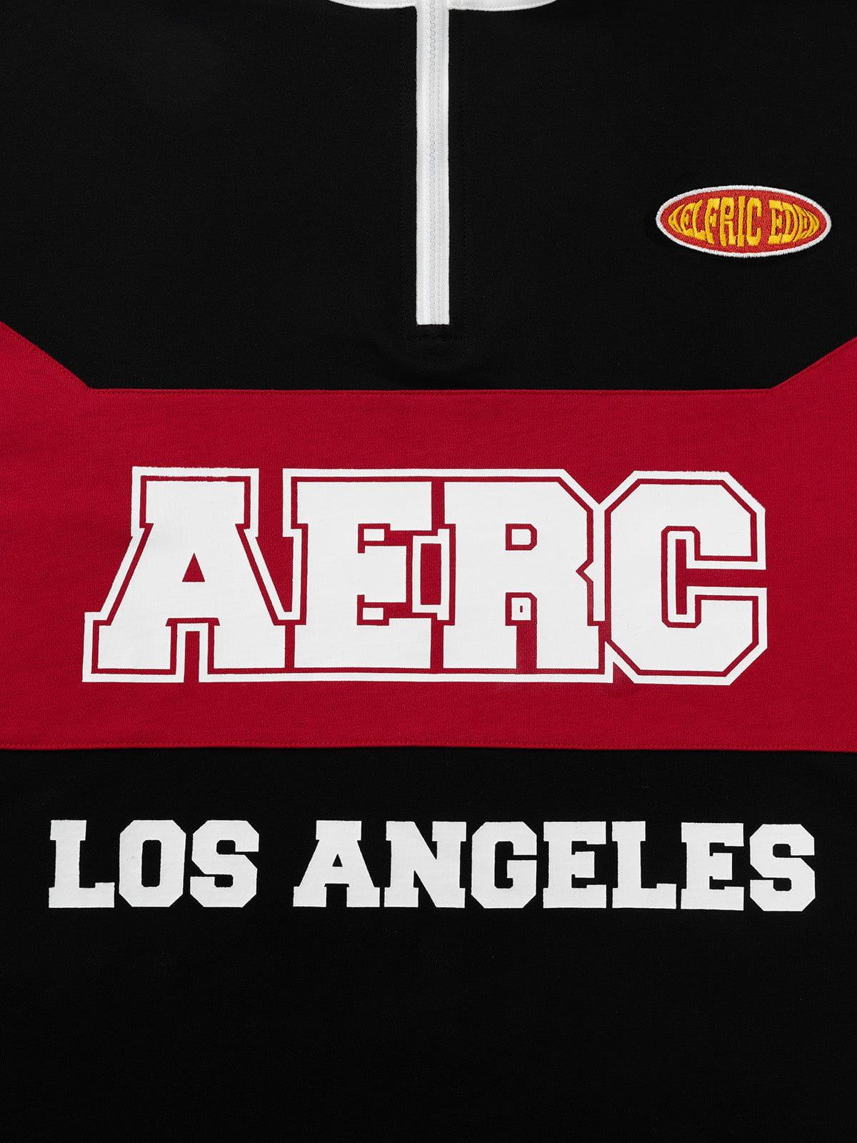 Aelfric Eden Stand Collar Color Blocking Tee Product Image