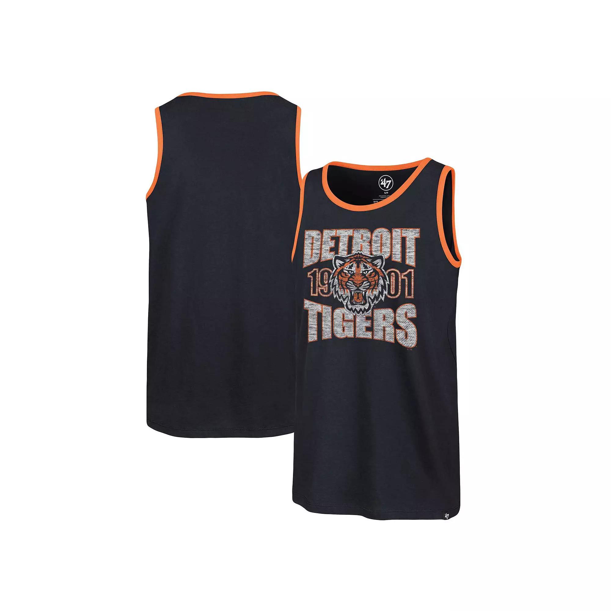 Men's '47 Navy Detroit Tigers Upload Franklin Tank Top, Size: Medium, Blue Product Image