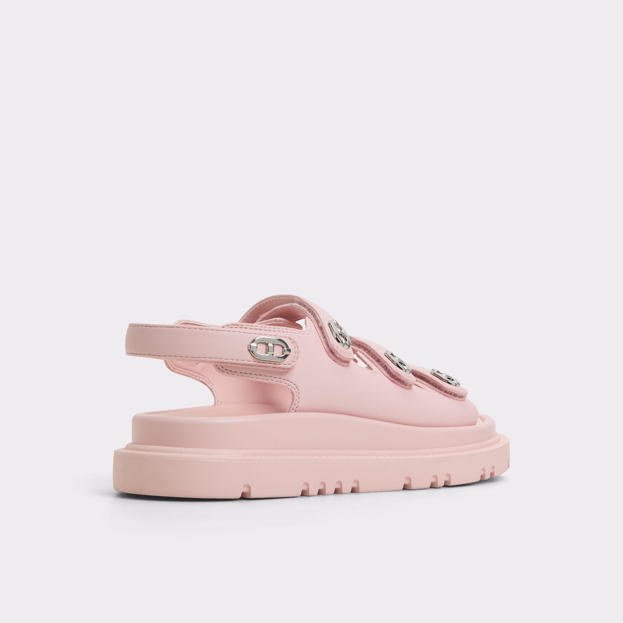 Halendar Light Pink Women's Footbed sandals | ALDO US Product Image