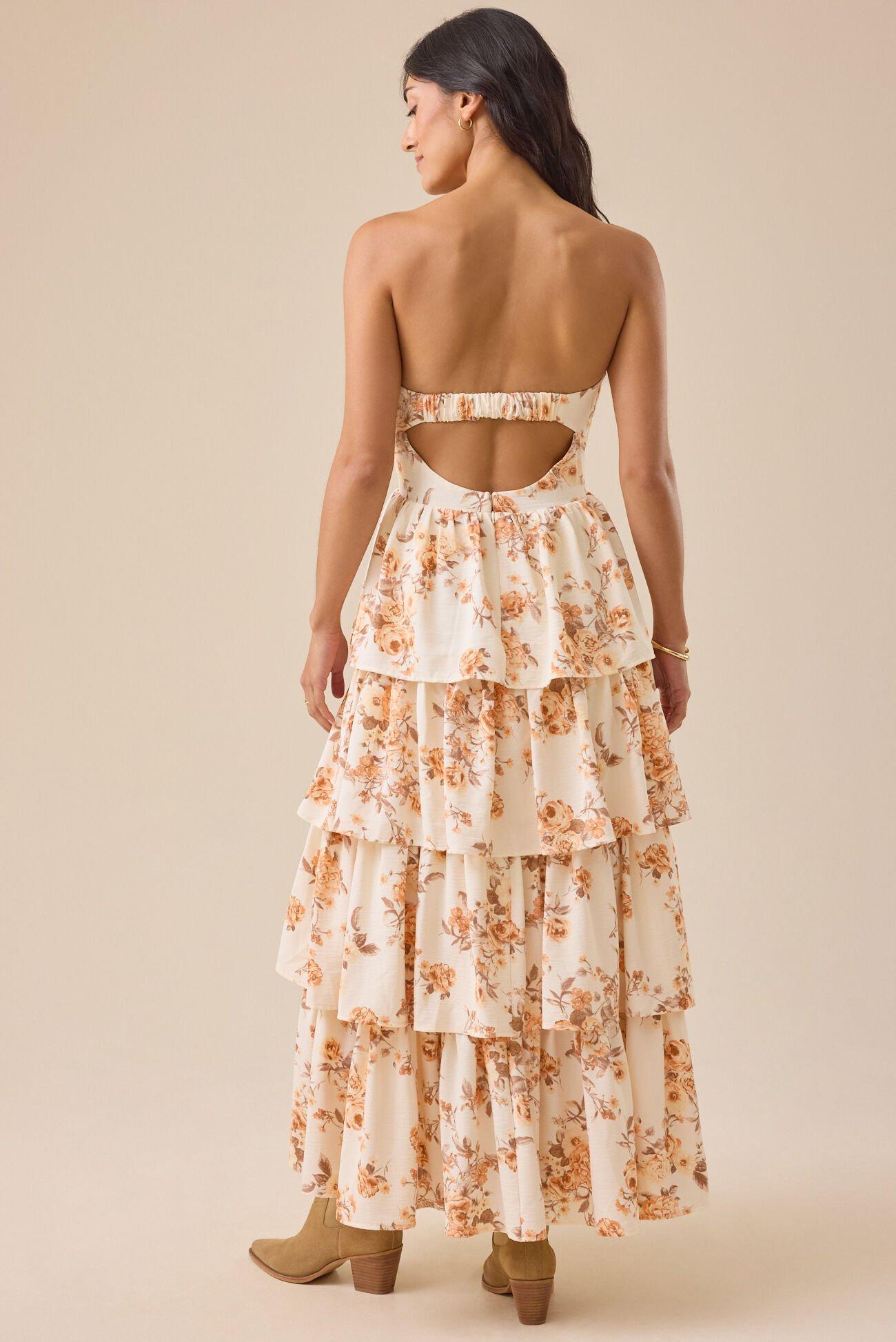 Fleur Floral Midi Dress Product Image