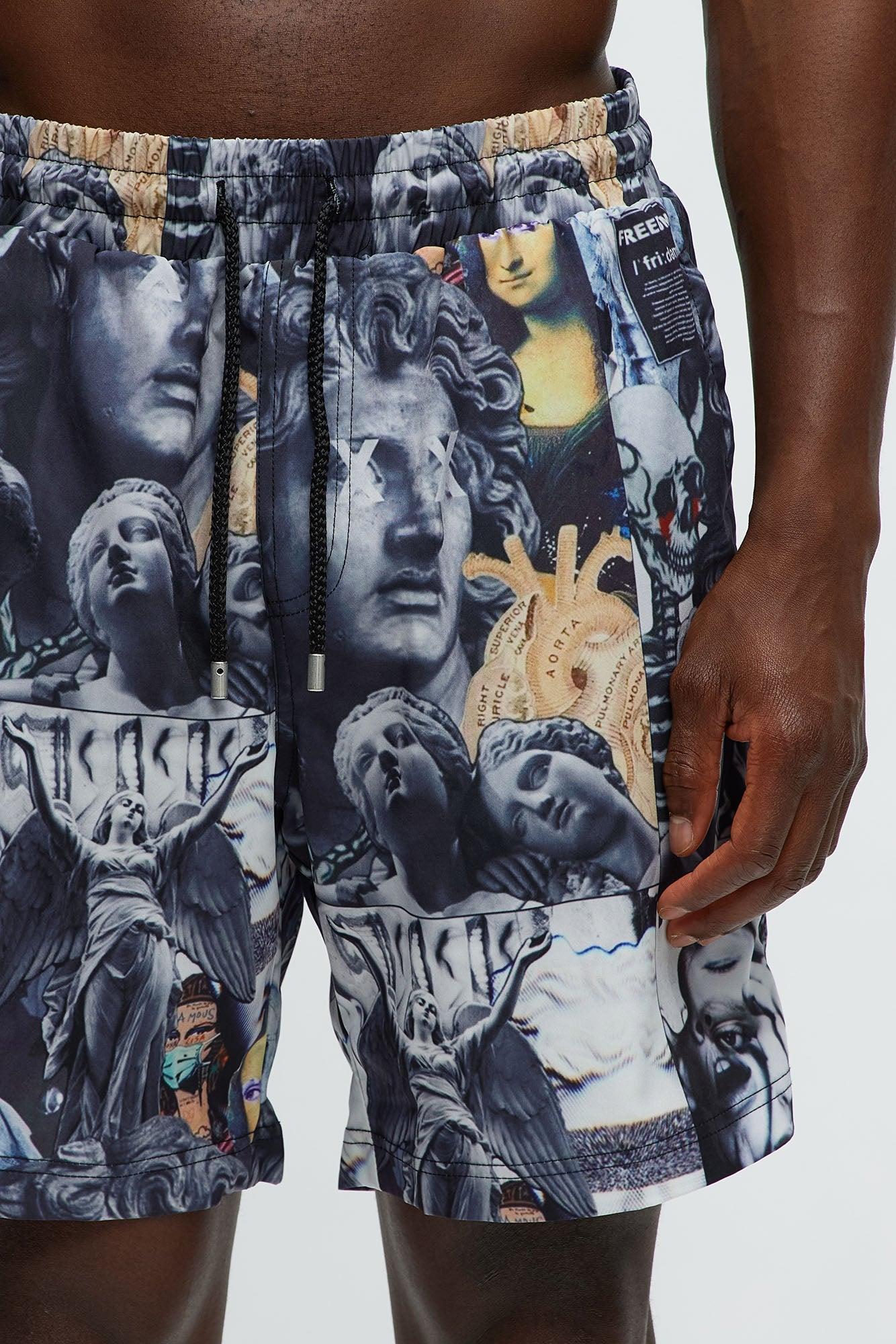 Palazzo Splash Swim Classic Trunk - Black/combo Male Product Image