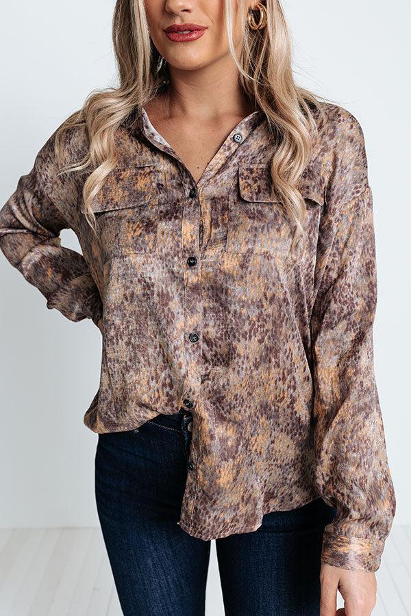 Warm Glow Button Up Top Product Image