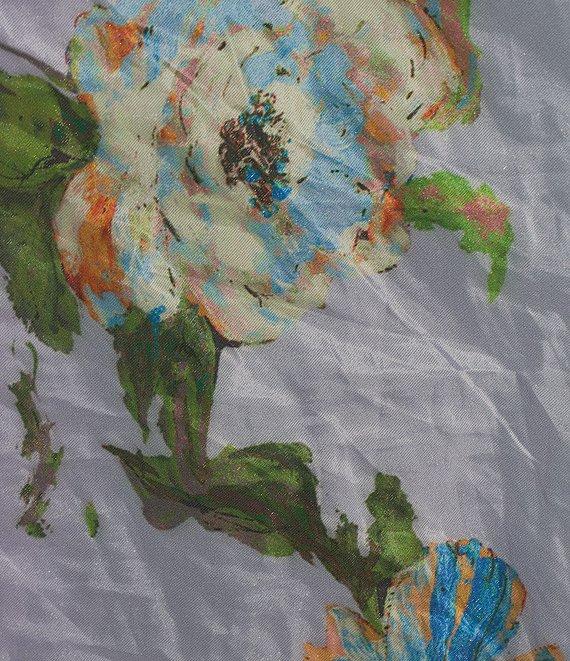 Bryn Walker Memory Crunch Taffeta Bias Printed A-Line Pull-On Coordinating Skirt Product Image