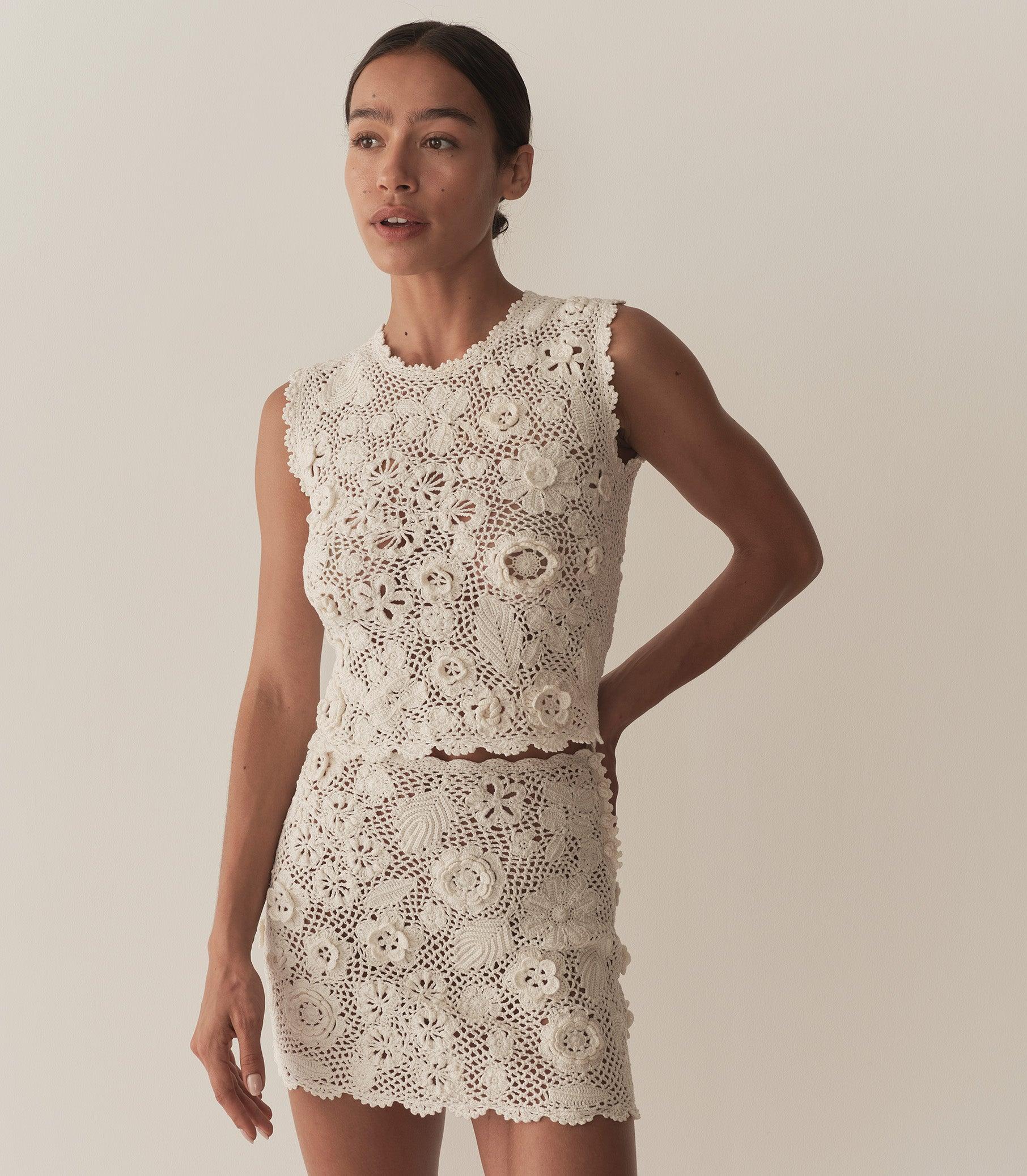 MARITZA SKIRT -- PEARL Product Image