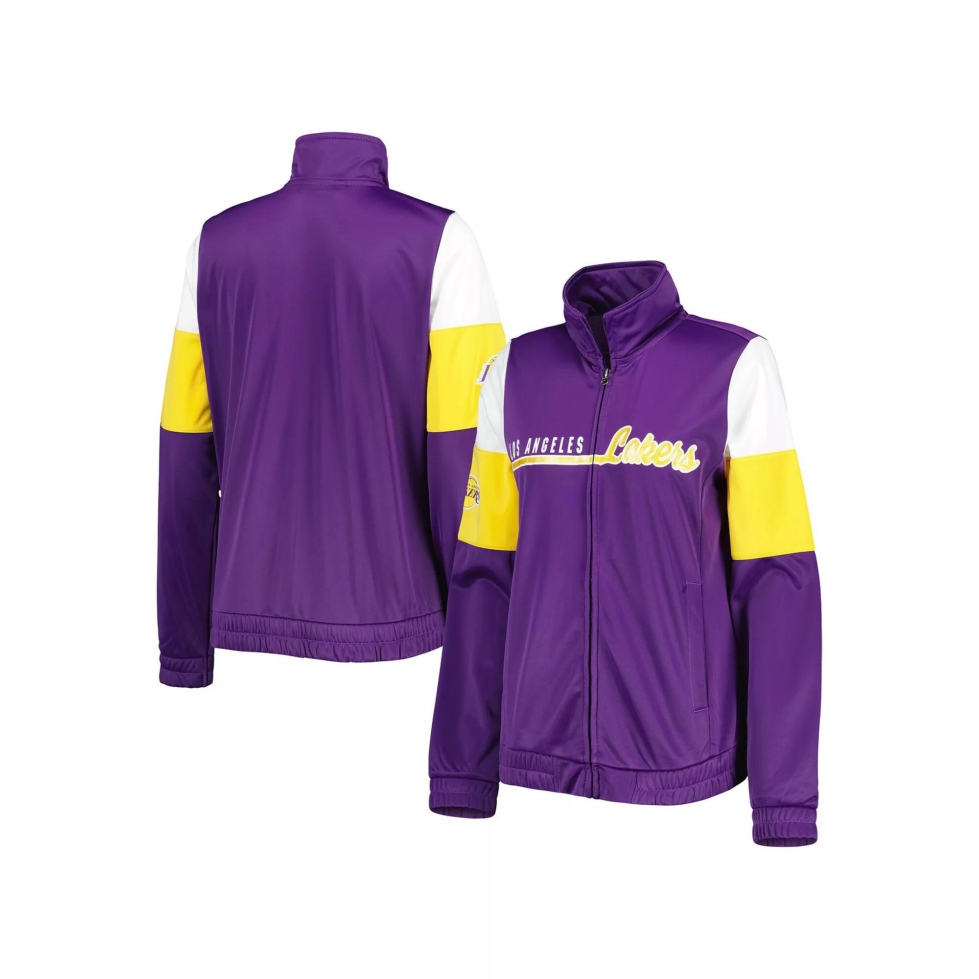 Women's G-III 4Her by Carl Banks Purple Los Angeles Lakers Change Up Full-Zip Track Jacket,  Product Image