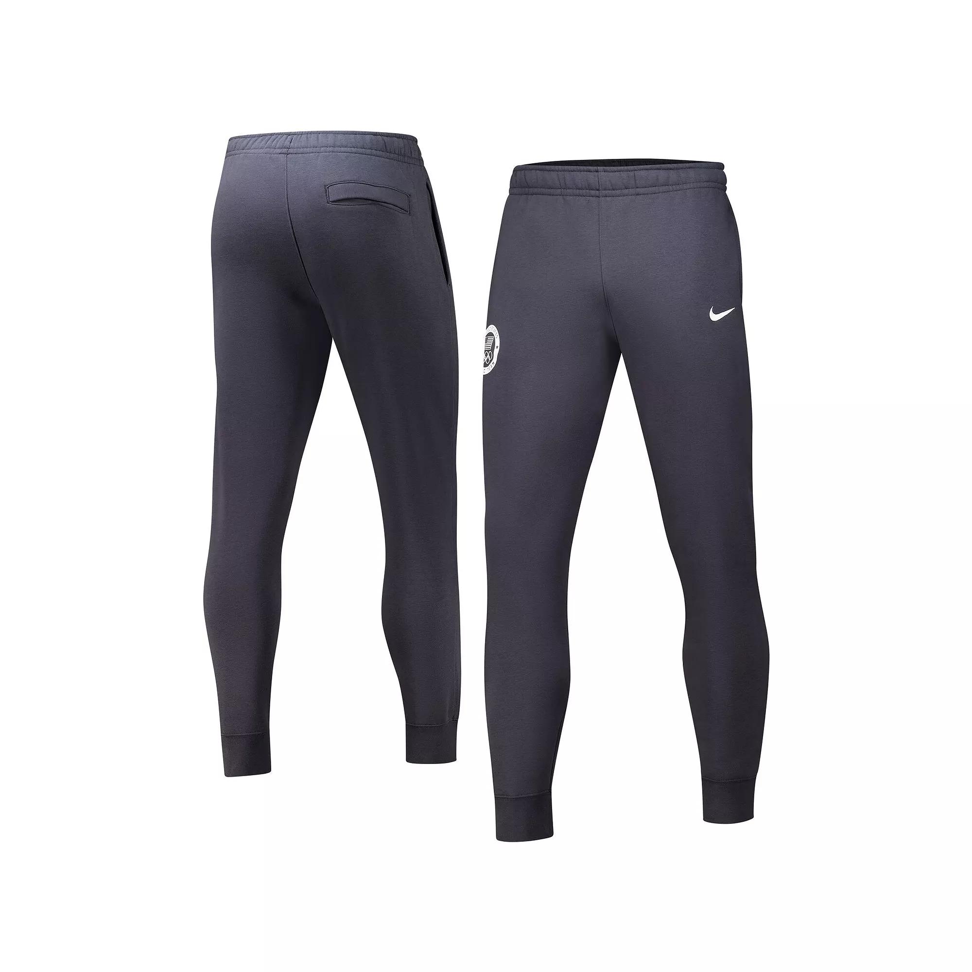 Men's Nike Anthracite Team USA Club Fleece Pants,  Product Image