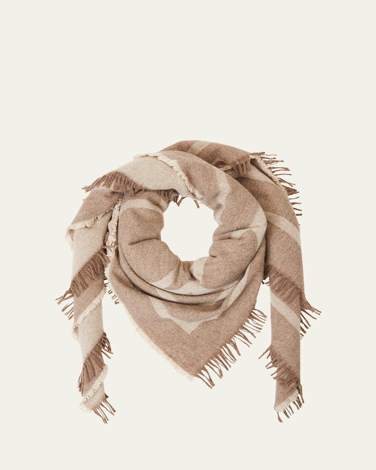 Monogram Wool-Cashmere Scarf Product Image